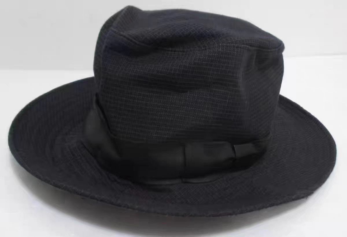 Isamu Katayama Backlash backlash Dark Leather Patchwork Bowler Hat K11 Size ONE SIZE - 1 Thumbnail