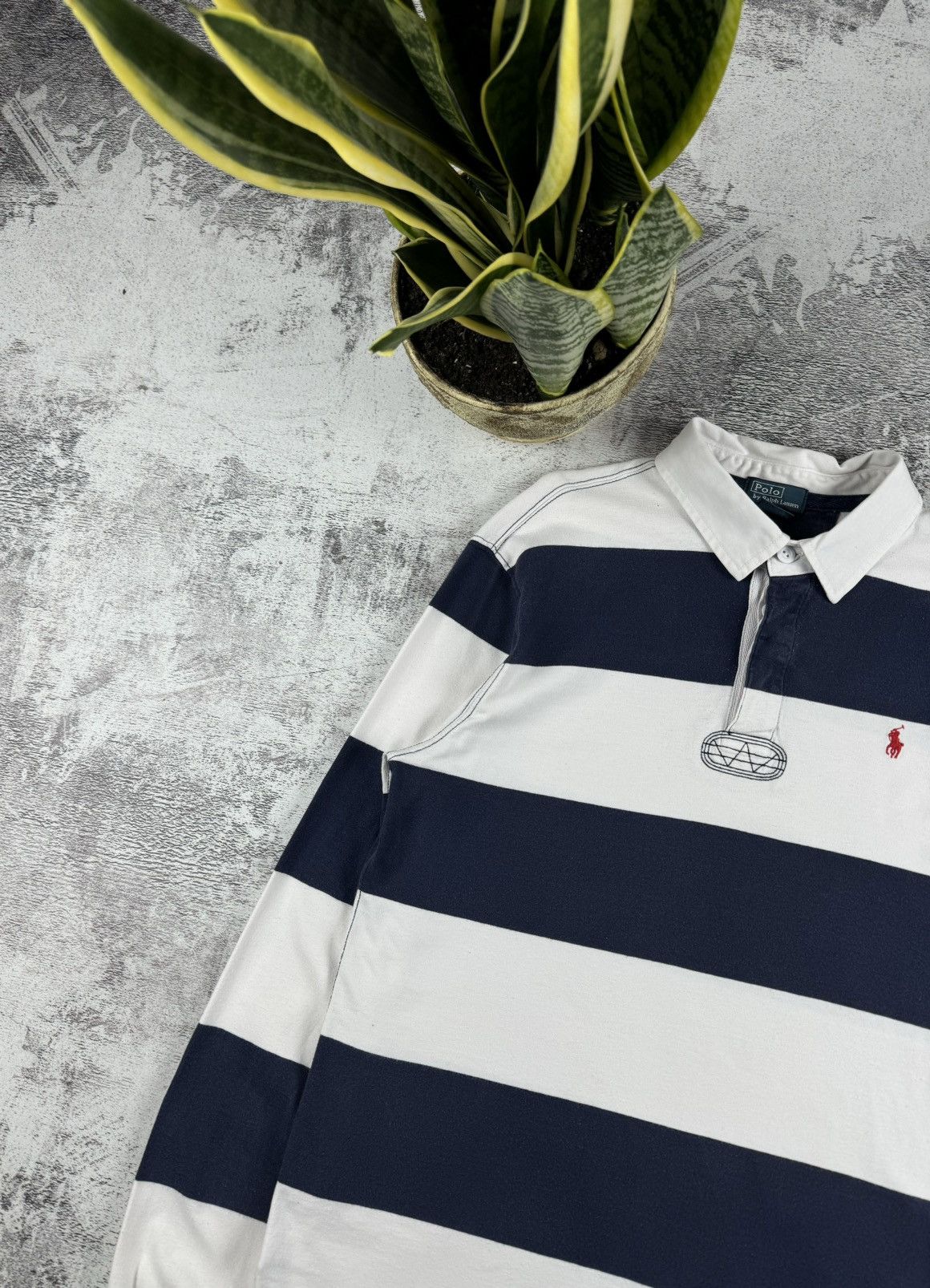 Polo Ralph Lauren 90S Polo Ralph Lauren Striped Retro M Pullover Longsleeve Size US M / EU 48-50 / 2 - 4 Thumbnail