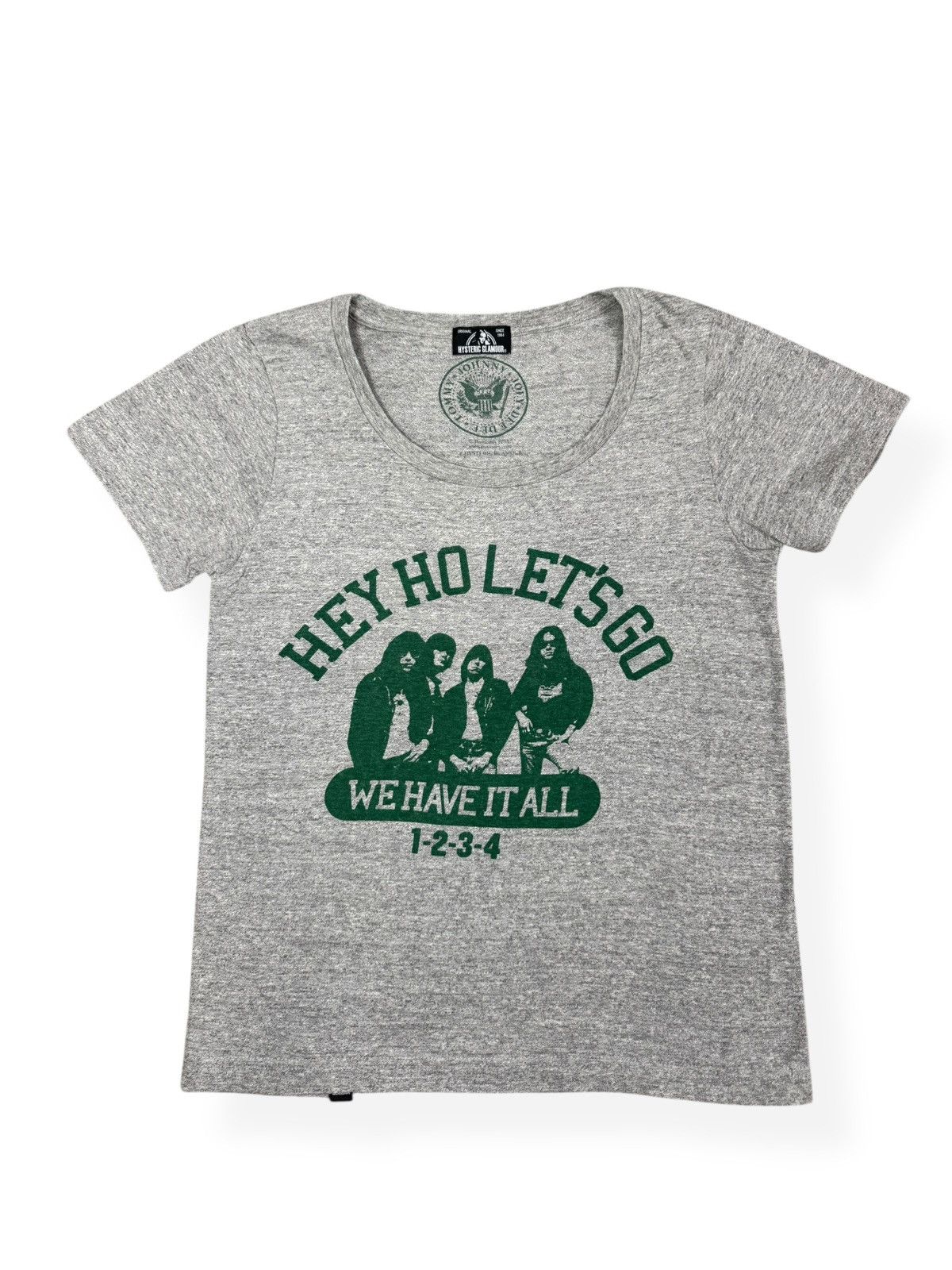 Hysteric Glamour Hysteric Glamour x The Ramones Grey Cotton College tee Size US S / EU 44-46 / 1 - 3 Thumbnail