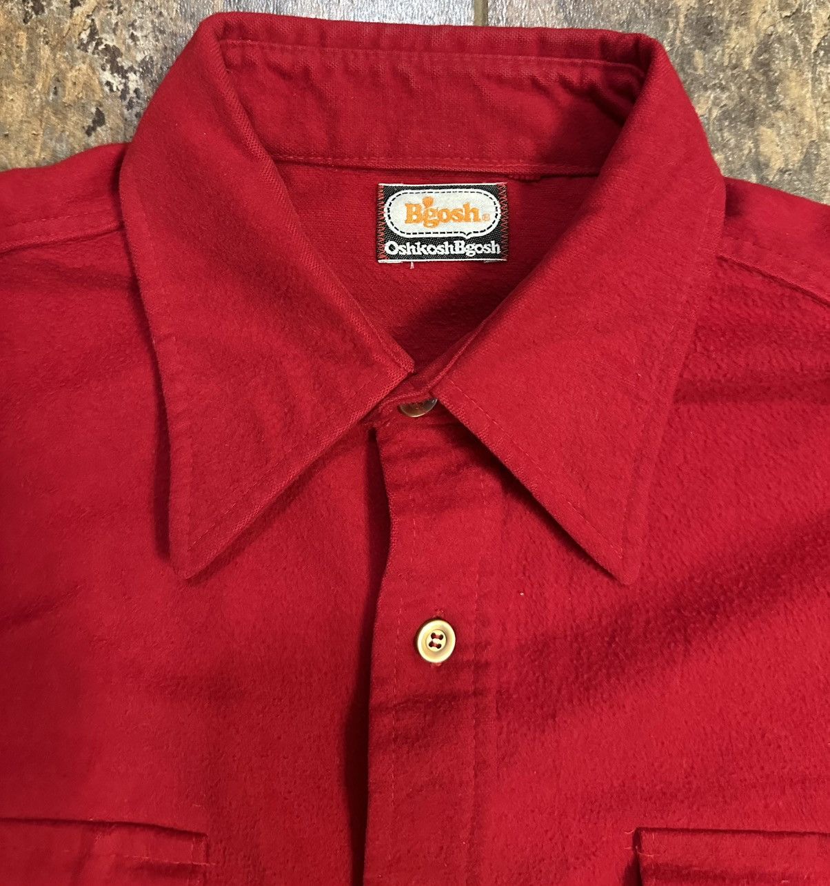 Oshkosh Vintage Osh Kosh B’Gosh Chamois Flannel Corduroy Union USA L Size US XL / EU 56 / 4 - 3 Thumbnail