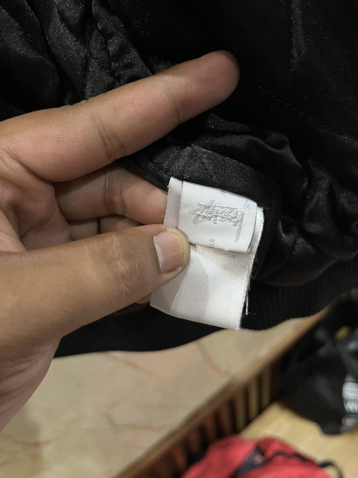 Stussy Stussy Two Tone Wool Varsity Jacket Big Logo Size US L / EU 52-54 / 3 - 12 Thumbnail