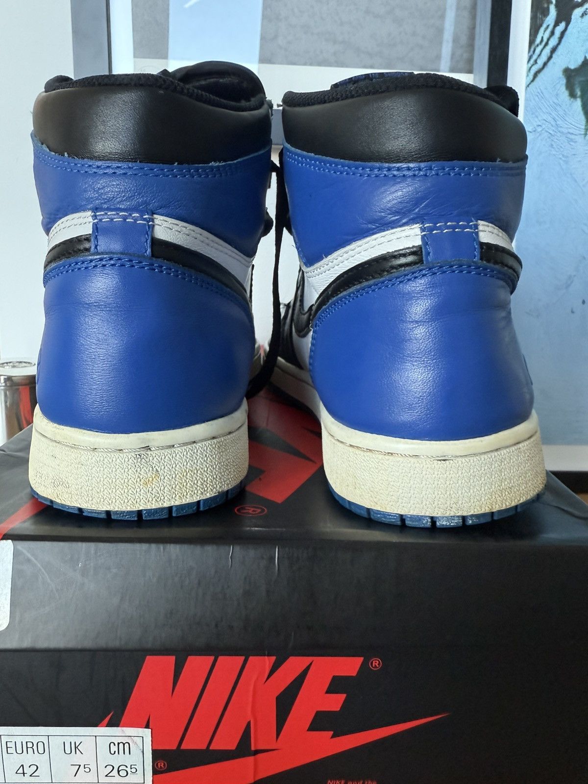 Fragment Design × Nike Jordan 1 Retro High OG x Fragment Design 2014 - 8.5 Size US 8.5 / EU 41-42 - 9 Thumbnail