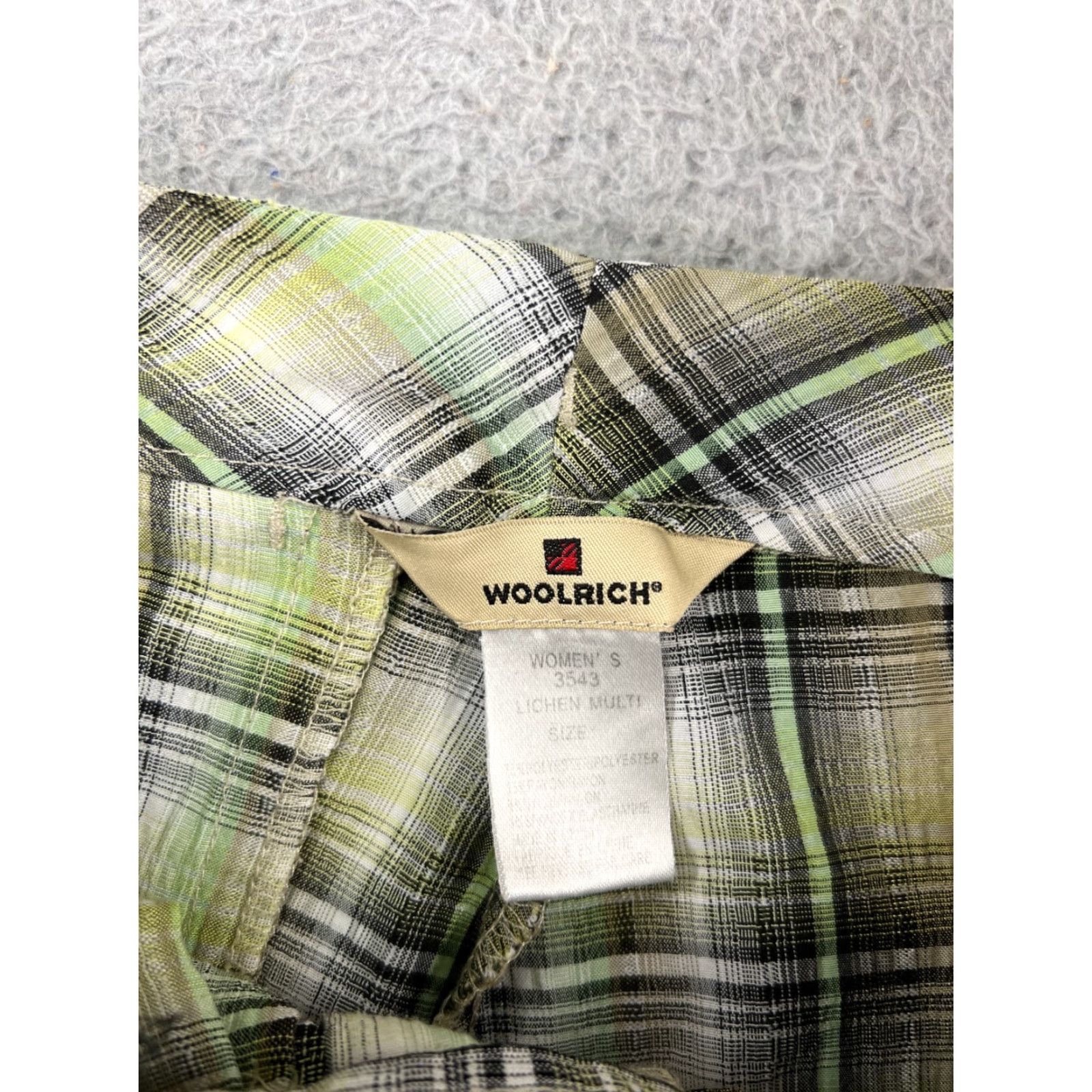 Vintage Woolrich Shorts Womens 30 Green Plaid Polyester Blend Pockets Lightweight Summer Size 30" / US 8 / IT 44 - 4 Thumbnail