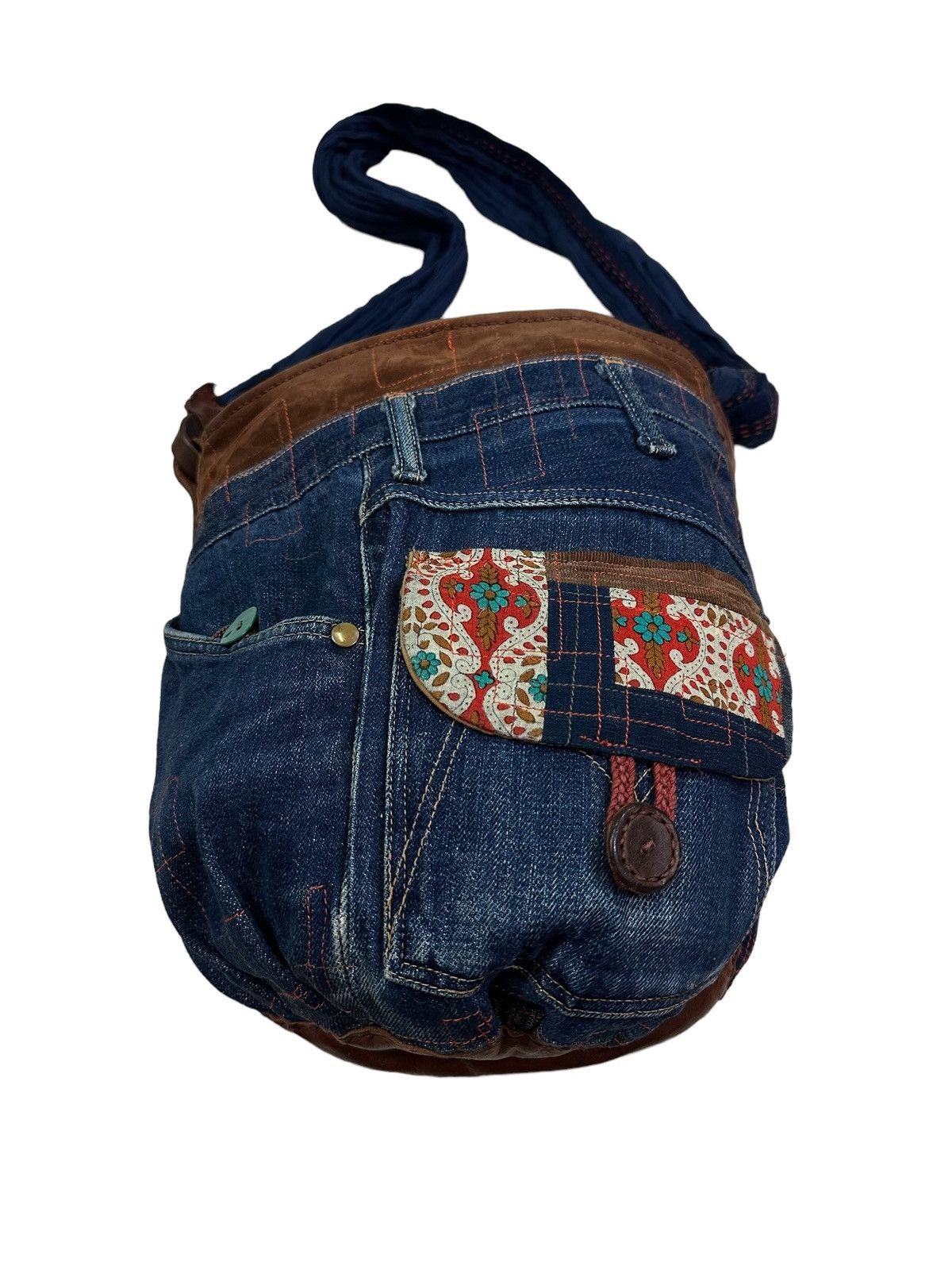 Handmade RARE HANDMADE PATCHWORK SHOULDER/CROSSBODY BAG Size ONE SIZE - 8 Thumbnail