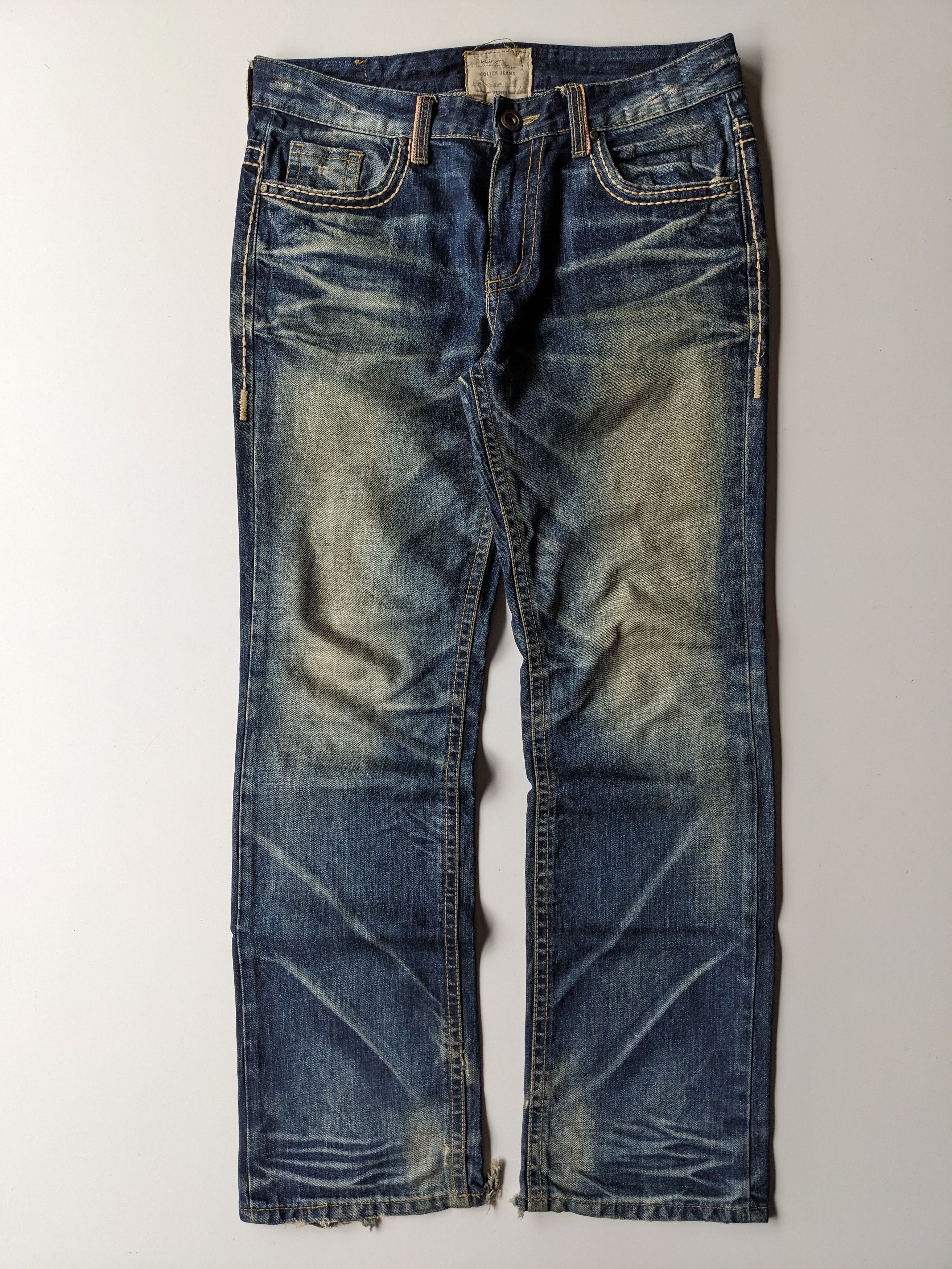 If Six Was Nine × Japanese Brand × Le Grande Bleu (L.G.B.) Lolita mudwash clawmark jeans Size US 36 / EU 52 - 3 Thumbnail