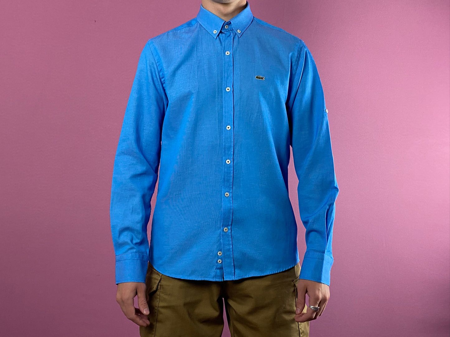 Lacoste × Vintage Lacoste Vintage Men's Slim Fit Shirt - S Size US S / EU 44-46 / 1 - 3 Thumbnail
