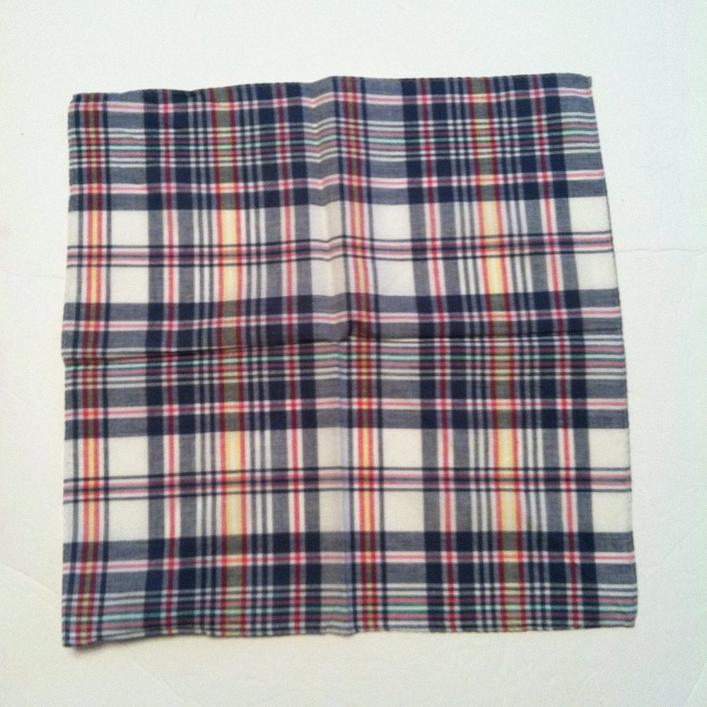 Saddlebred SADDLEBRED MENS NEW 100%COTTON POCKET SQUARE 13" X 13" Size ONE SIZE - 2 Thumbnail