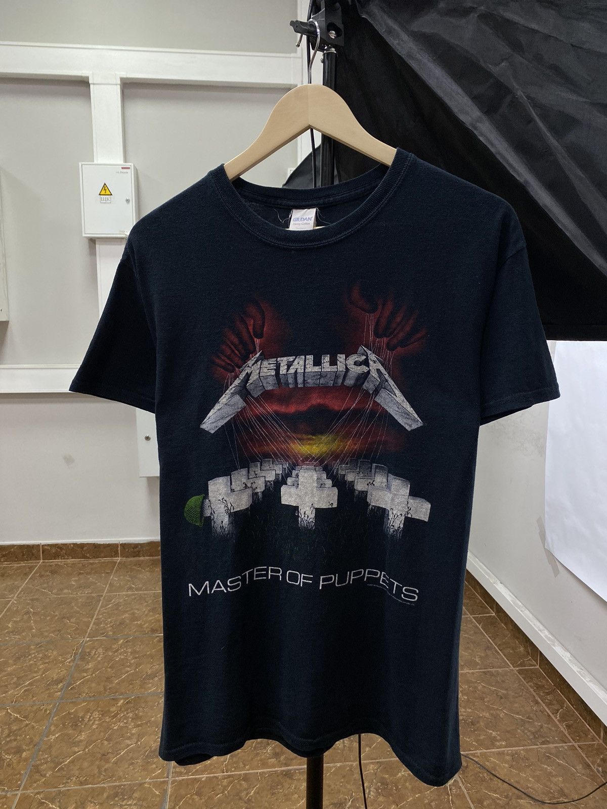 Metallica 💀 Vintage Metallica Master Of Puppets Rock Band t-shirt 2007 Size US M / EU 48-50 / 2 - 1 Thumbnail