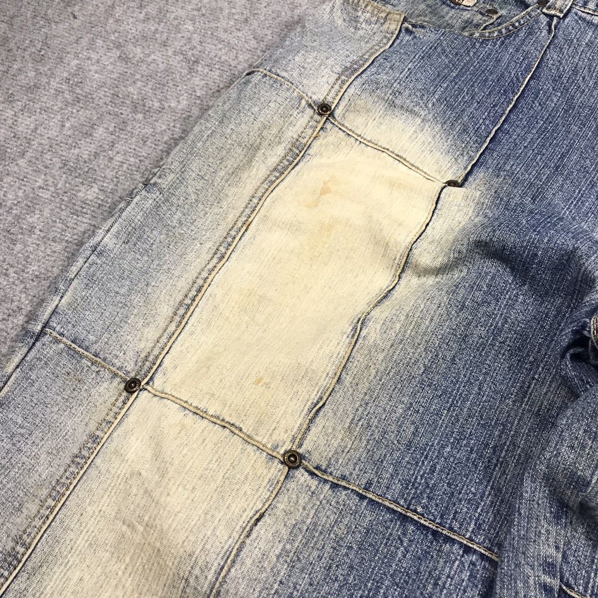 Japanese Brand BAGGY🔥NOIZ JEANS DENIM FADED JAPANESE STYLE PANTS Size US 32 / EU 48 - 9 Thumbnail