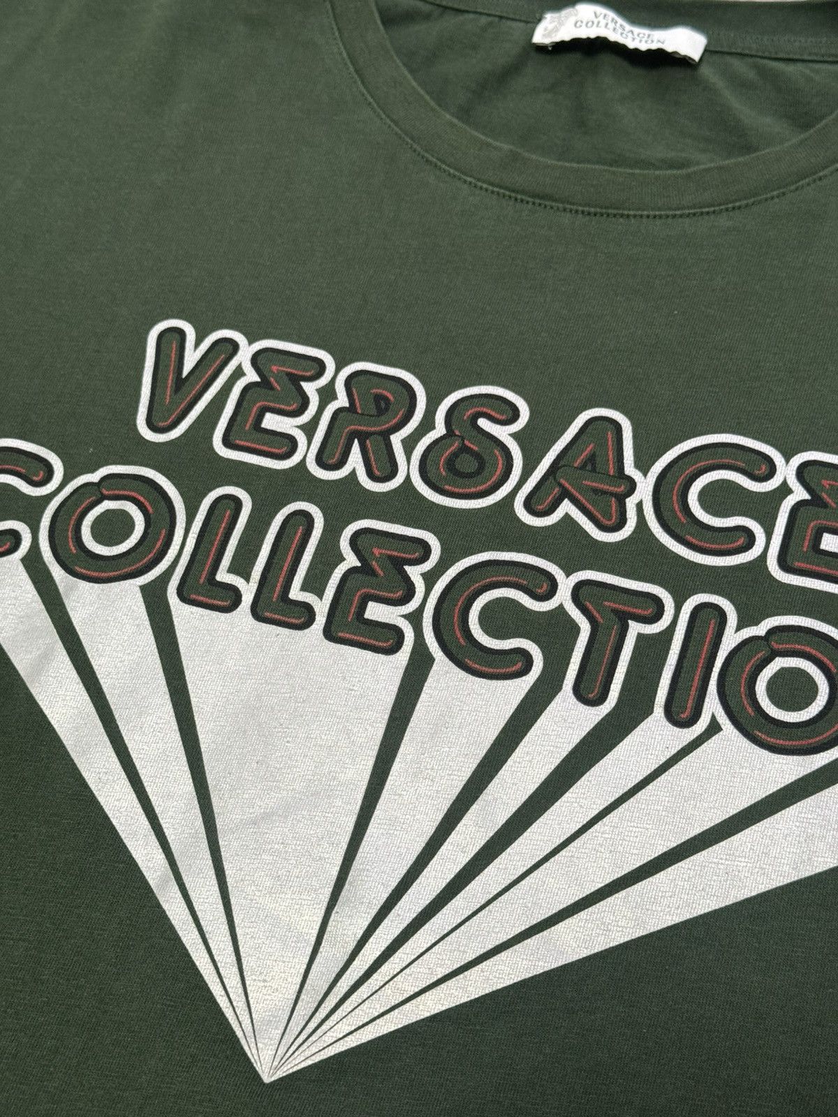 Versace Versace Collection Green T Shirt Designer Size US L / EU 52-54 / 3 - 10 Thumbnail