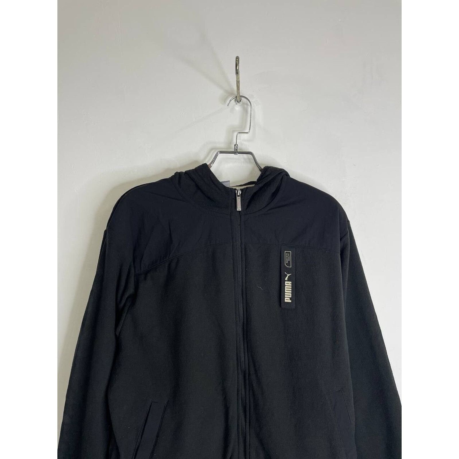 Puma Vintage Puma Black Hooded Softshell Jacket Fleece Size XL Size US XL / EU 56 / 4 - 3 Thumbnail