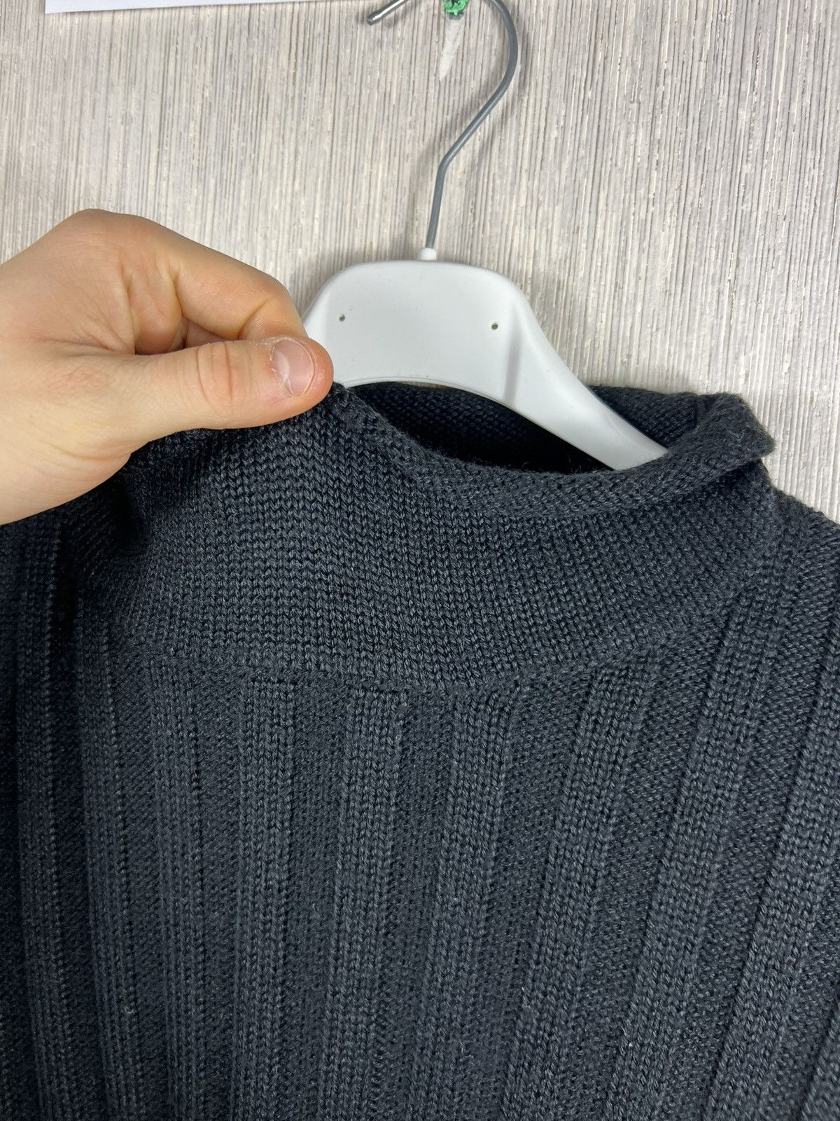 Giorgio Armani Vintage 90s Giorgio Armani jeans striped ribbed sweater Size US L / EU 52-54 / 3 - 15 Thumbnail