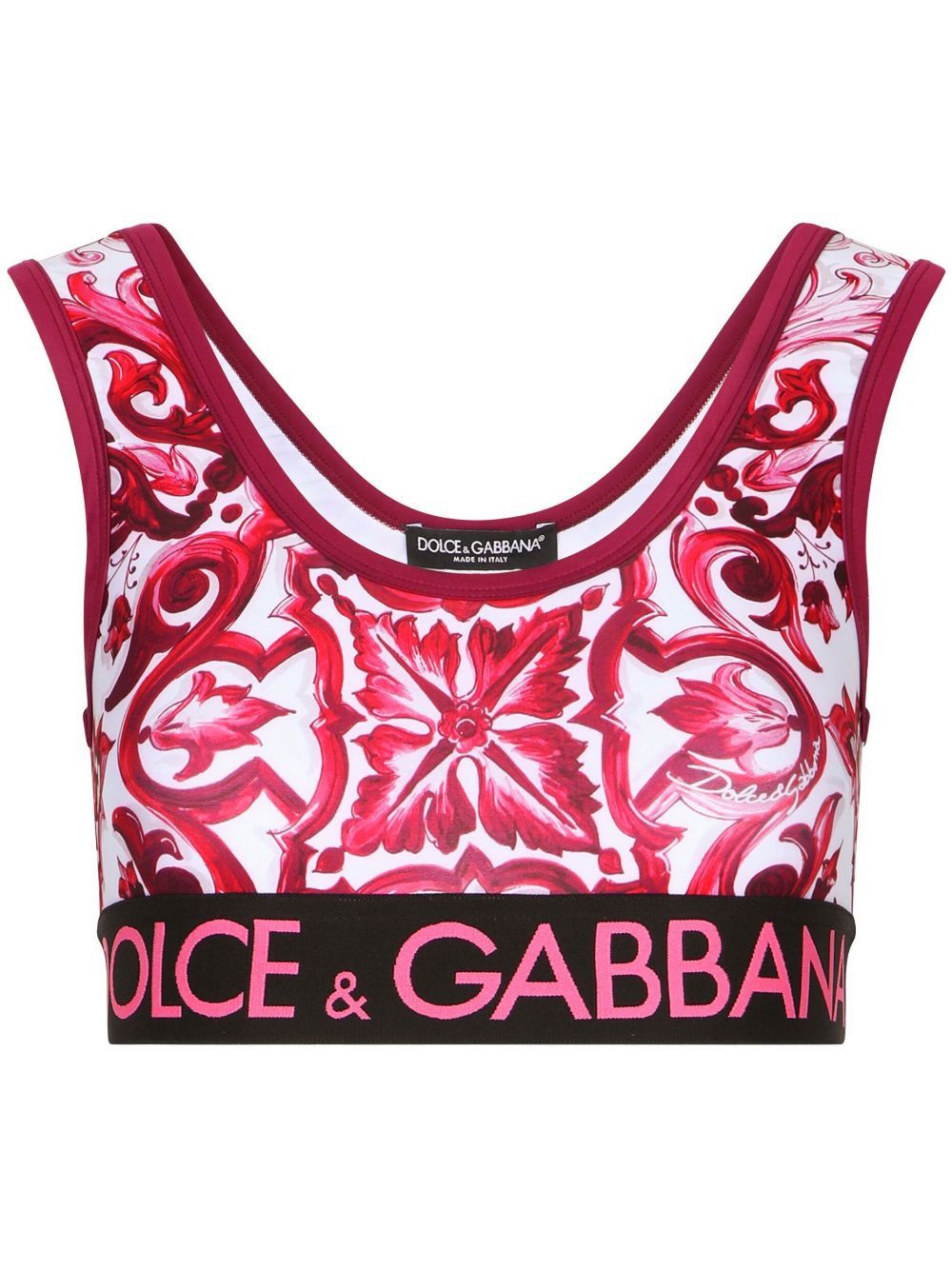 Dolce & Gabbana MAIOLICA PRINT TOP Size S / US 4 / IT 40 - 1 Thumbnail