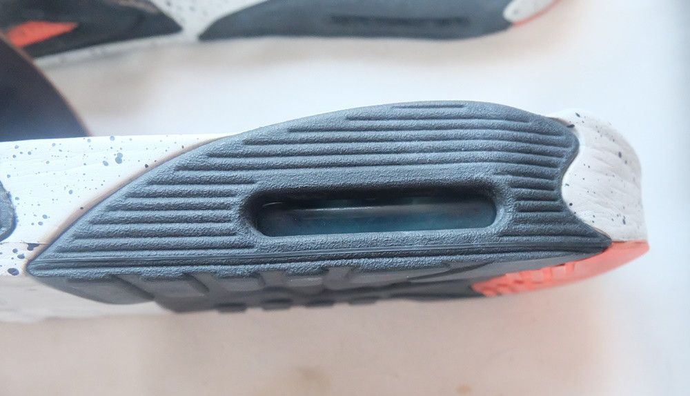 Nike Nike Air Max 90 Slide “White/Turf Orange” Size US 12 / EU 45 - 4 Thumbnail