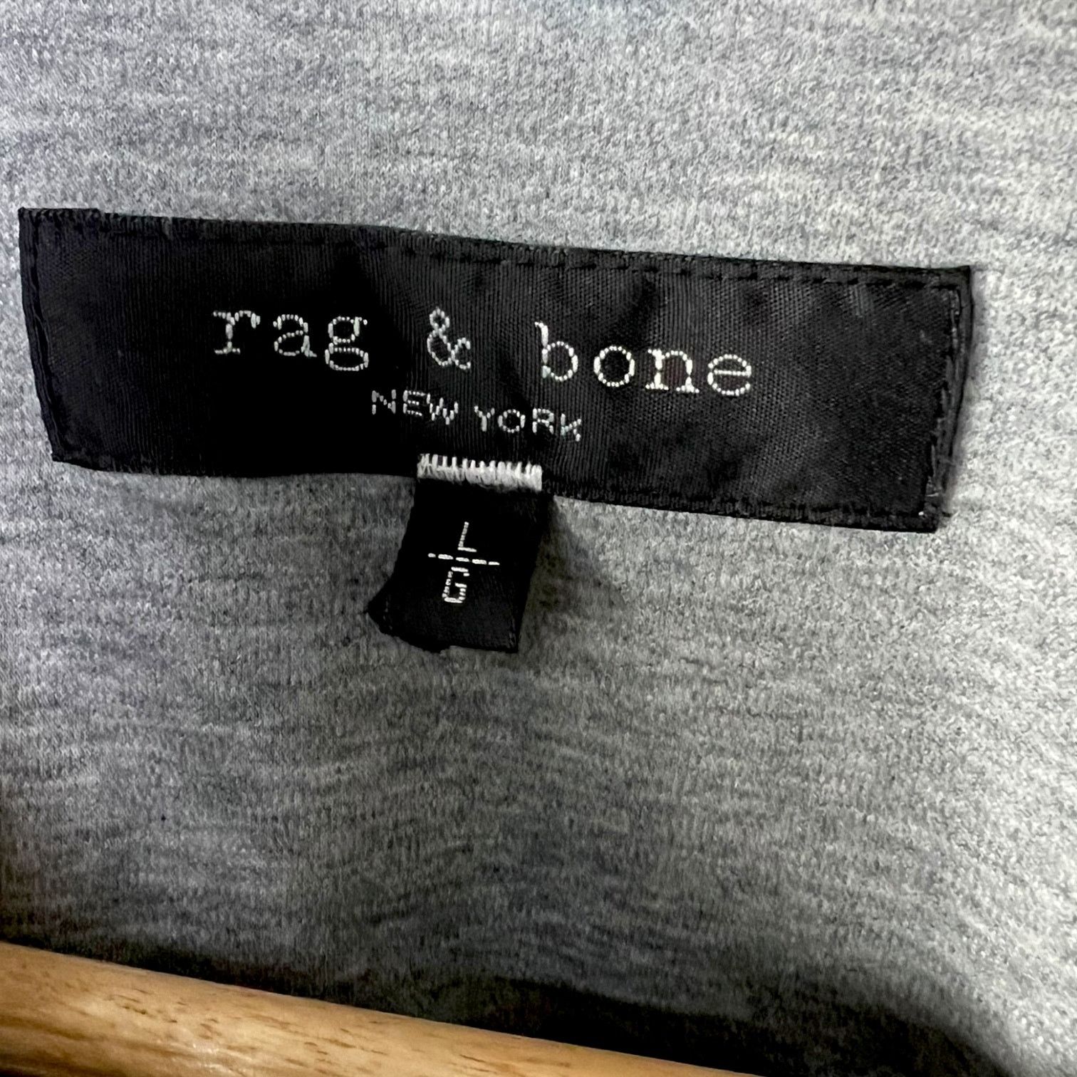Rag & Bone Men's Rag & Bone Gray Golf Preppy Polo Shirt - $138 Retail L Size US L / EU 52-54 / 3 - 4 Thumbnail