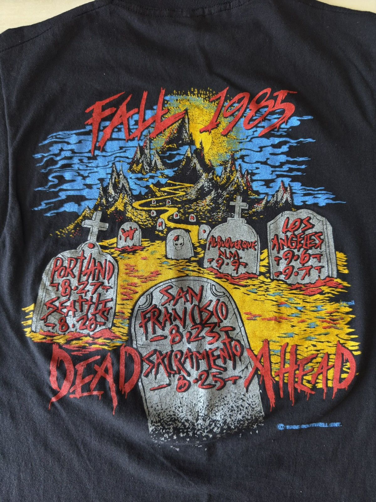 Band Tees × Vintage 1985 Slayer Live Undead Fall Slatanic Wehrmacht 80s Shirt Size US M / EU 48-50 / 2 - 4 Thumbnail