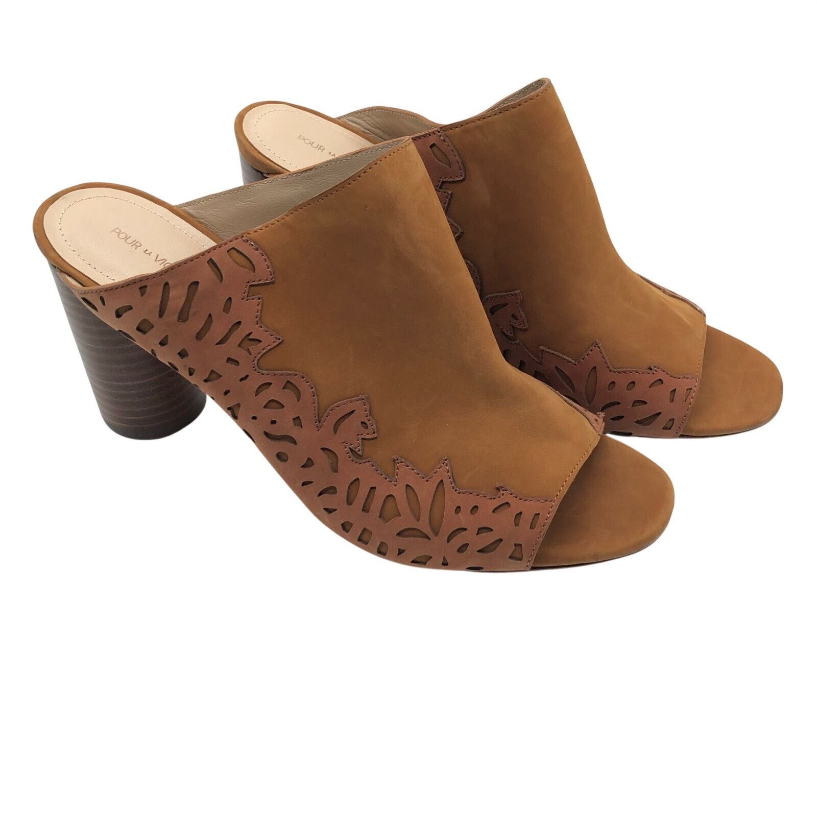 Other Pour La Victoire Womens Sandals Mules Slip On Open Toe Suede Size US 11 / IT 41 - 1 Thumbnail