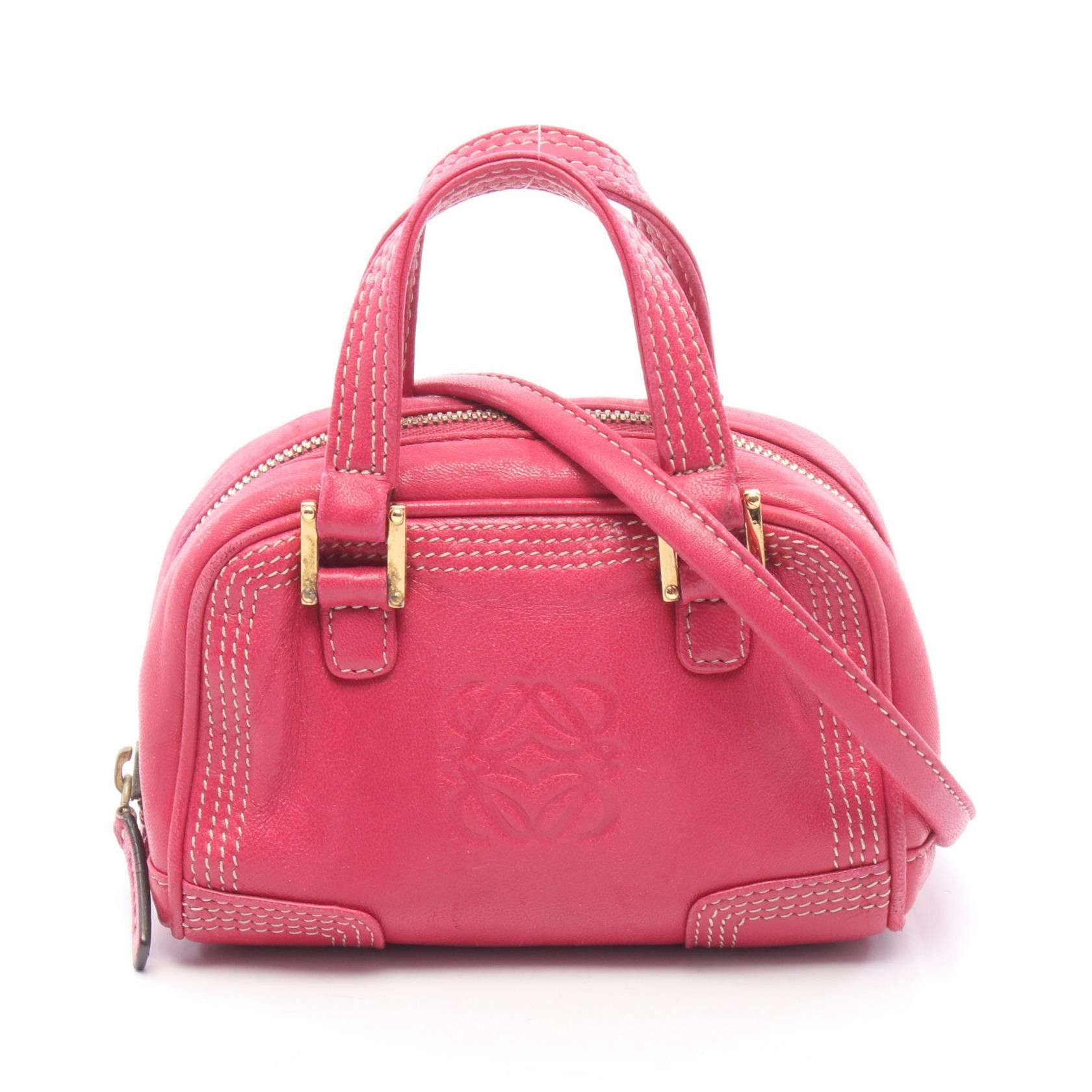 Loewe Loewe Loewe Amazona Leather 2way Handbag Leather Handbag DUTY FREE for USA Size ONE SIZE - 1 Thumbnail