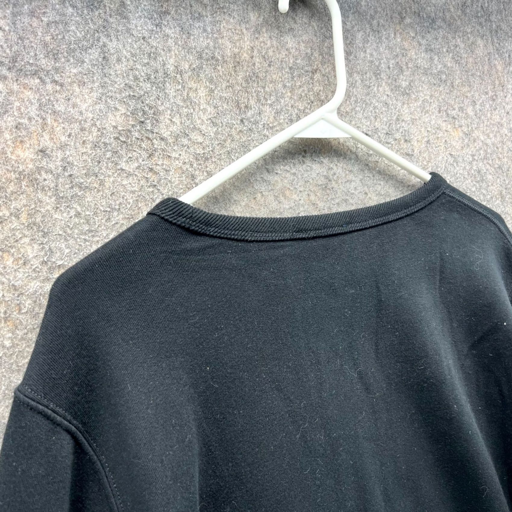 Ralph Lauren VINTAGE Ralph Lauren Sweater Women XL Black Crewneck Pullover Fleece All Seasons, Logo, Regular Fit Size XL / US 12-14 / IT 48-50 - 7 Thumbnail