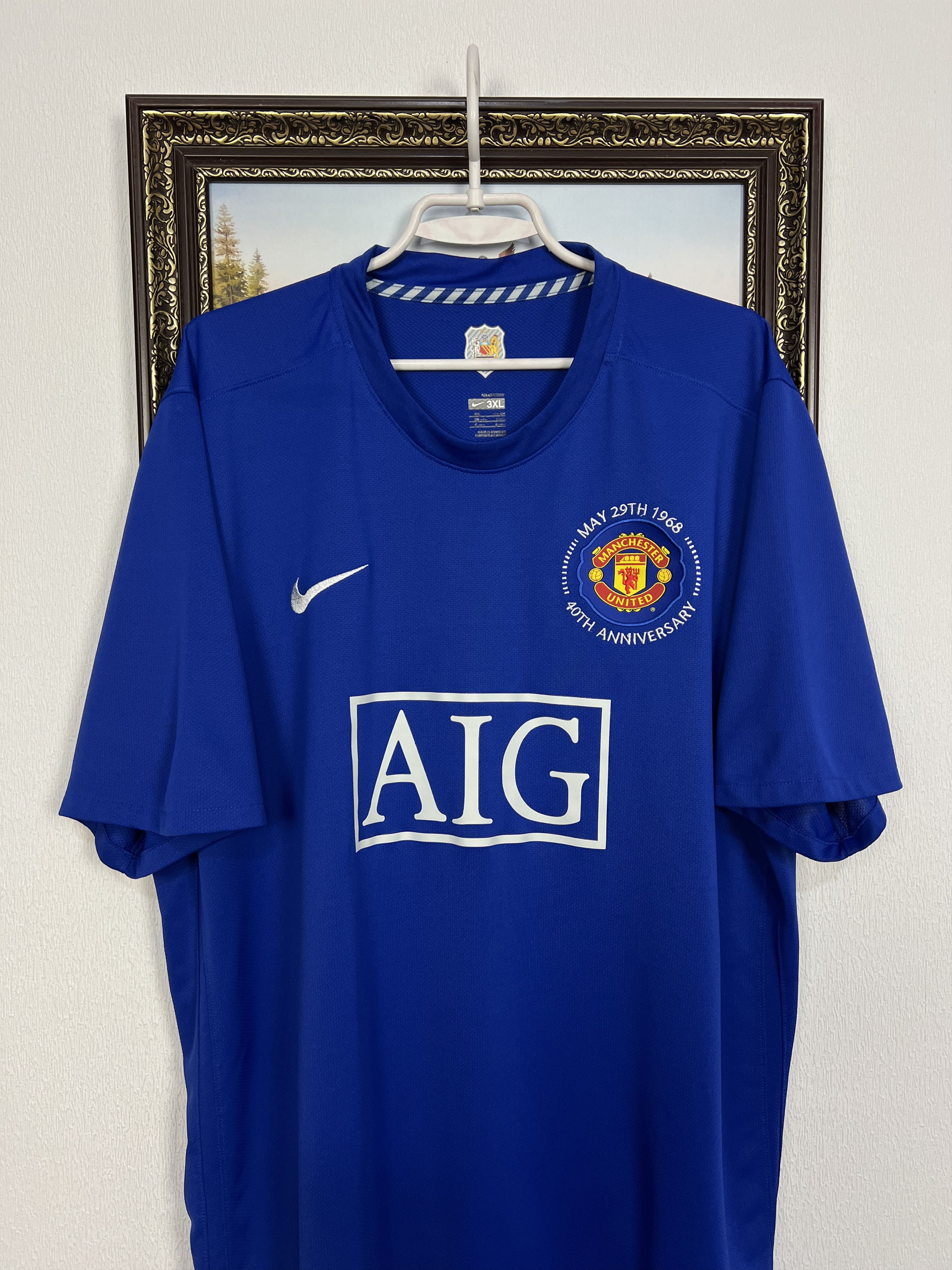Nike Manchester United football shirt Soccer Jersey Trikot 3XL Size US XXL / EU 58 / 5 - 2 Thumbnail
