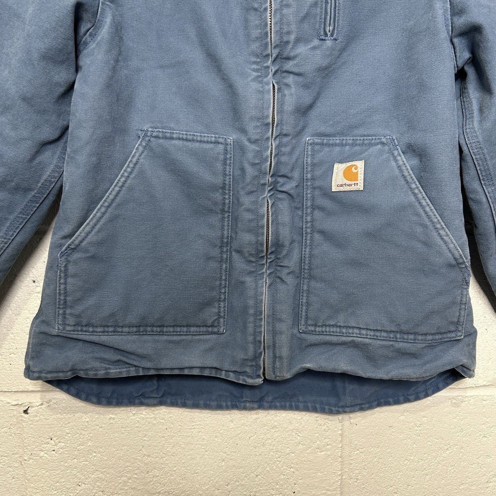 Carhartt Carhartt Sherpa-Lined Canyon Jacket “French Blue” WJ022 FHB Size S / US 4 / IT 40 - 4 Thumbnail