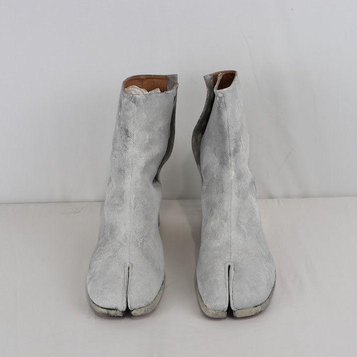 Maison Margiela o1rshd1 Flat Tabi Boots in Dirty Grey Size US 12 / EU 45 - 6 Thumbnail