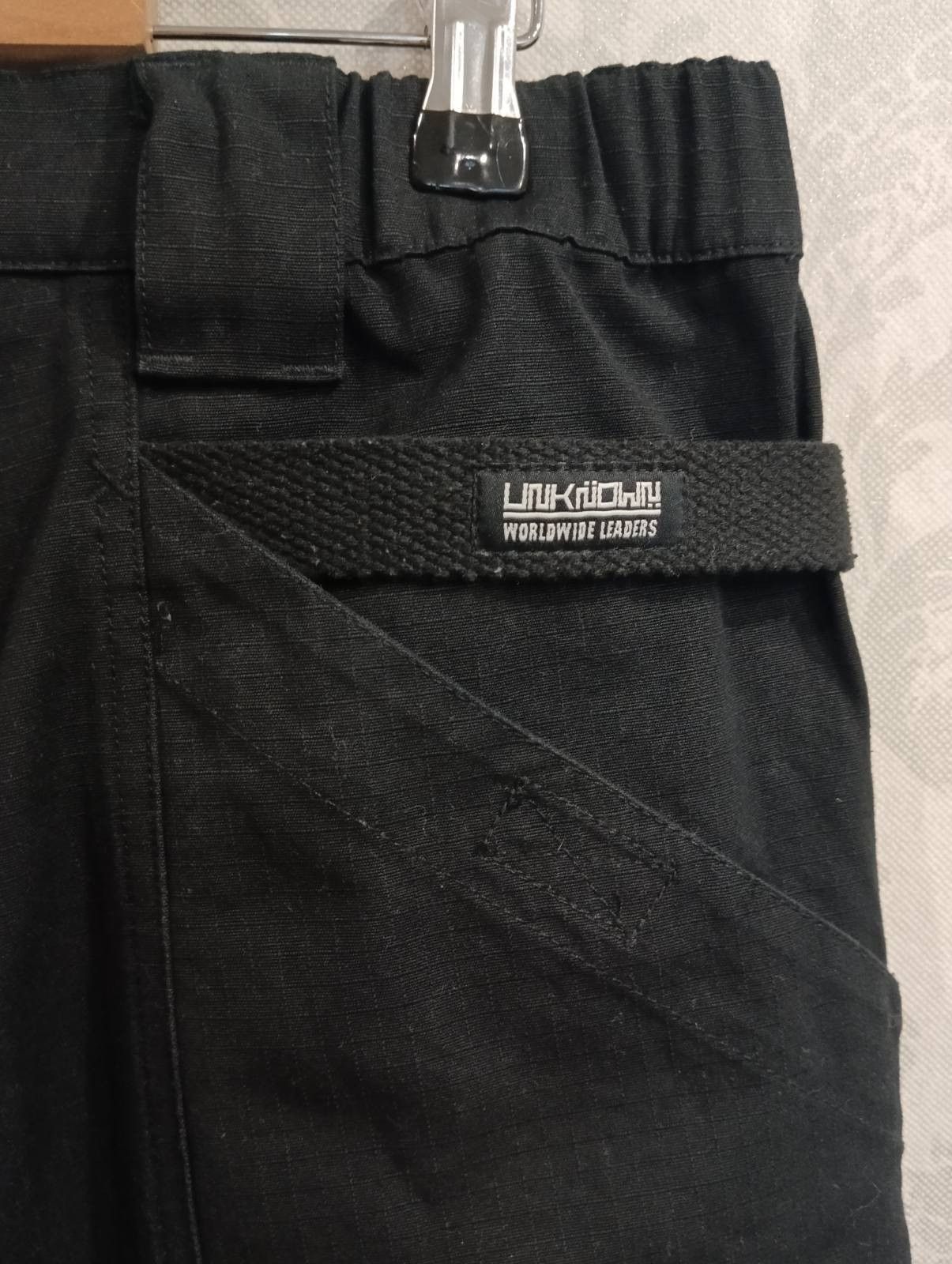 Unknown London Unknown London BLACK EMBROIDERED CARGOS pants Size US 34 / EU 50 - 5 Thumbnail