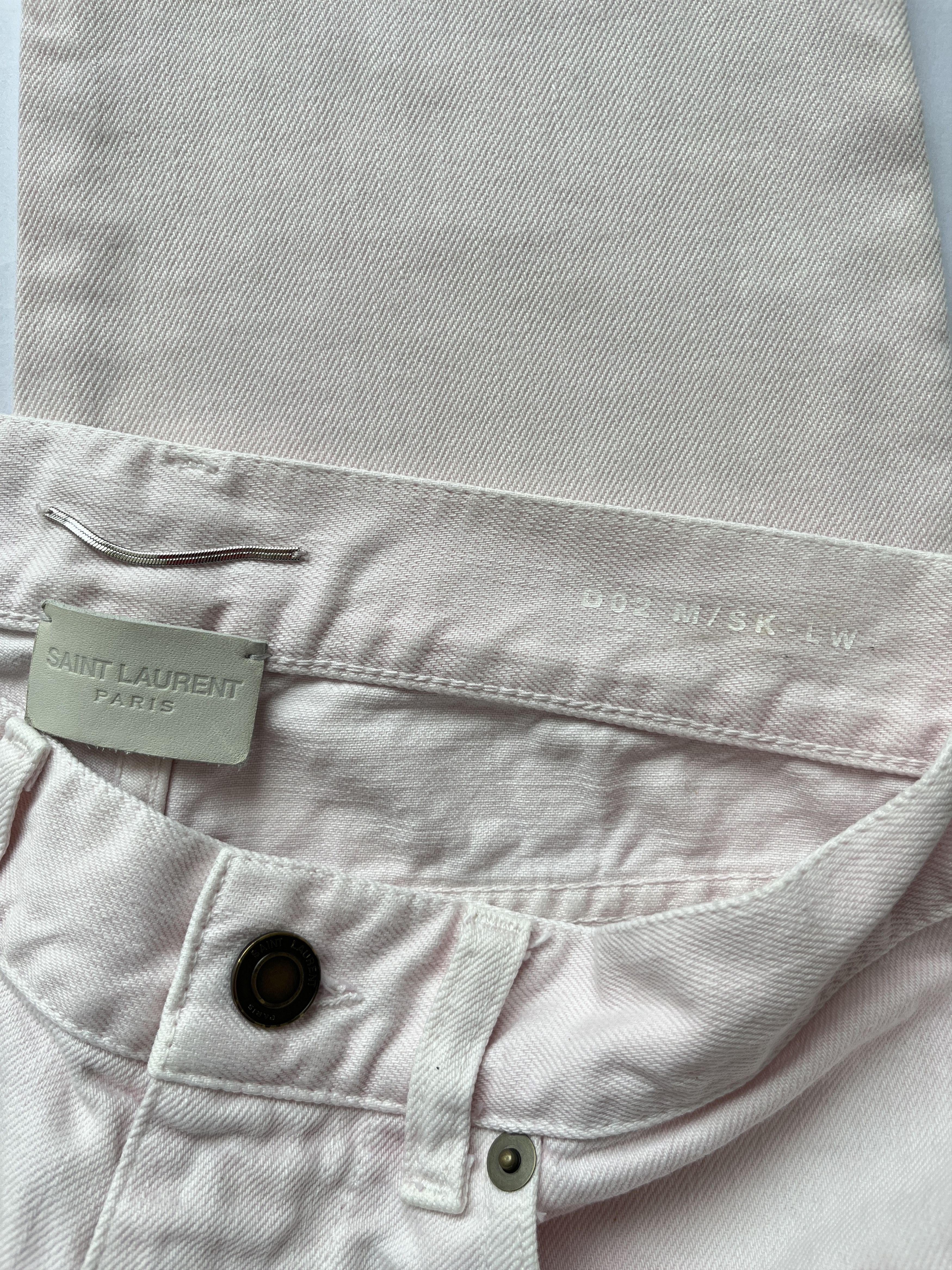 Saint Laurent Paris ⚡️QUICK SALE⚡️2017 Saint Laurent D02 Pink Skinny Denim Jeans Size US 27 - 3 Thumbnail