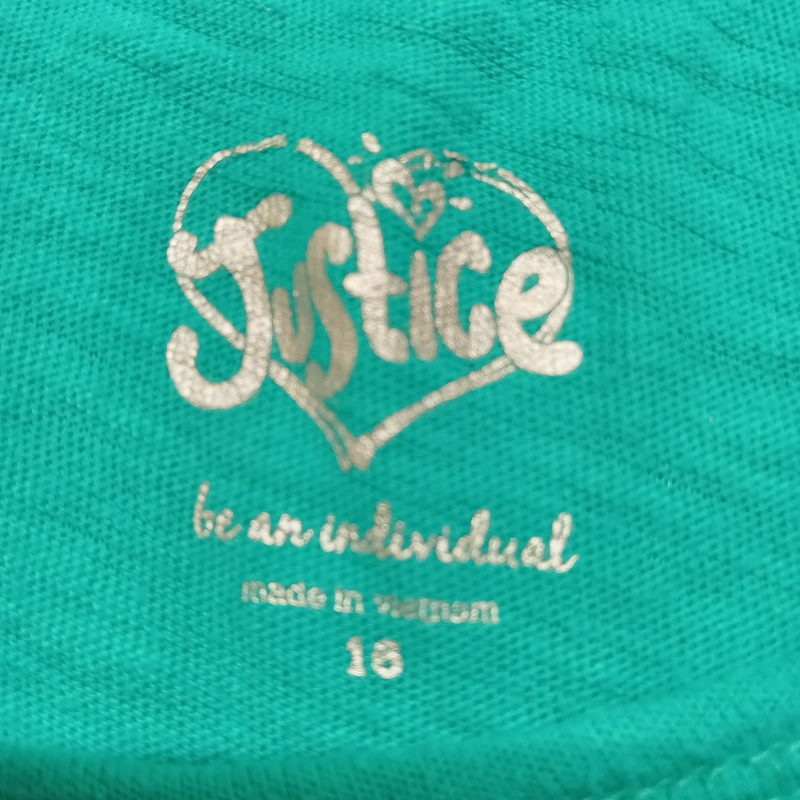 & Other Stories Justice Top Girls 16 Long Sleeve Tee Cotton Blend Green Size XXL / US 16-18 / IT 52-54 - 3 Thumbnail