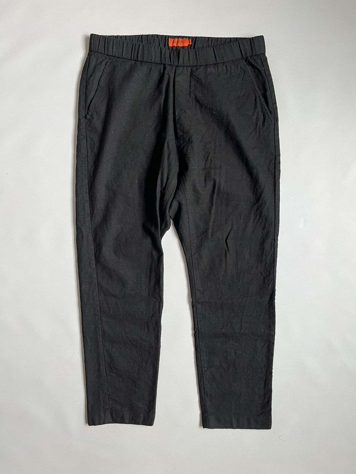 Barena Venezia × Japanese Brand BARENA Venezia Unisex Black Wool Pocket Trousers Size 34" / US 12 / IT 48 - 1 Thumbnail