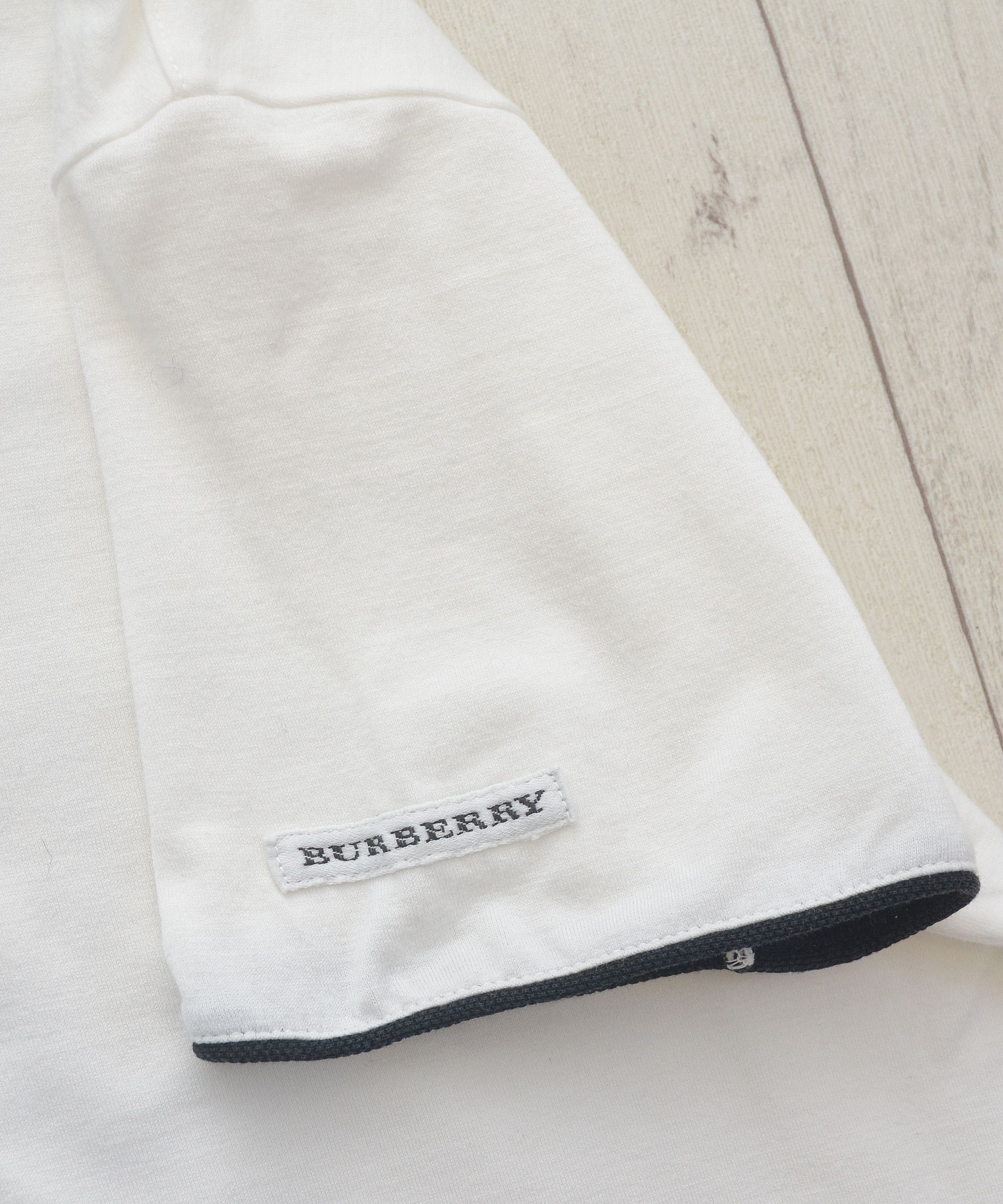 Burberry × Vintage Vintage Womens Burberry Golf Logo White Polo Shirt Size M / US 6-8 / IT 42-44 - 7 Thumbnail