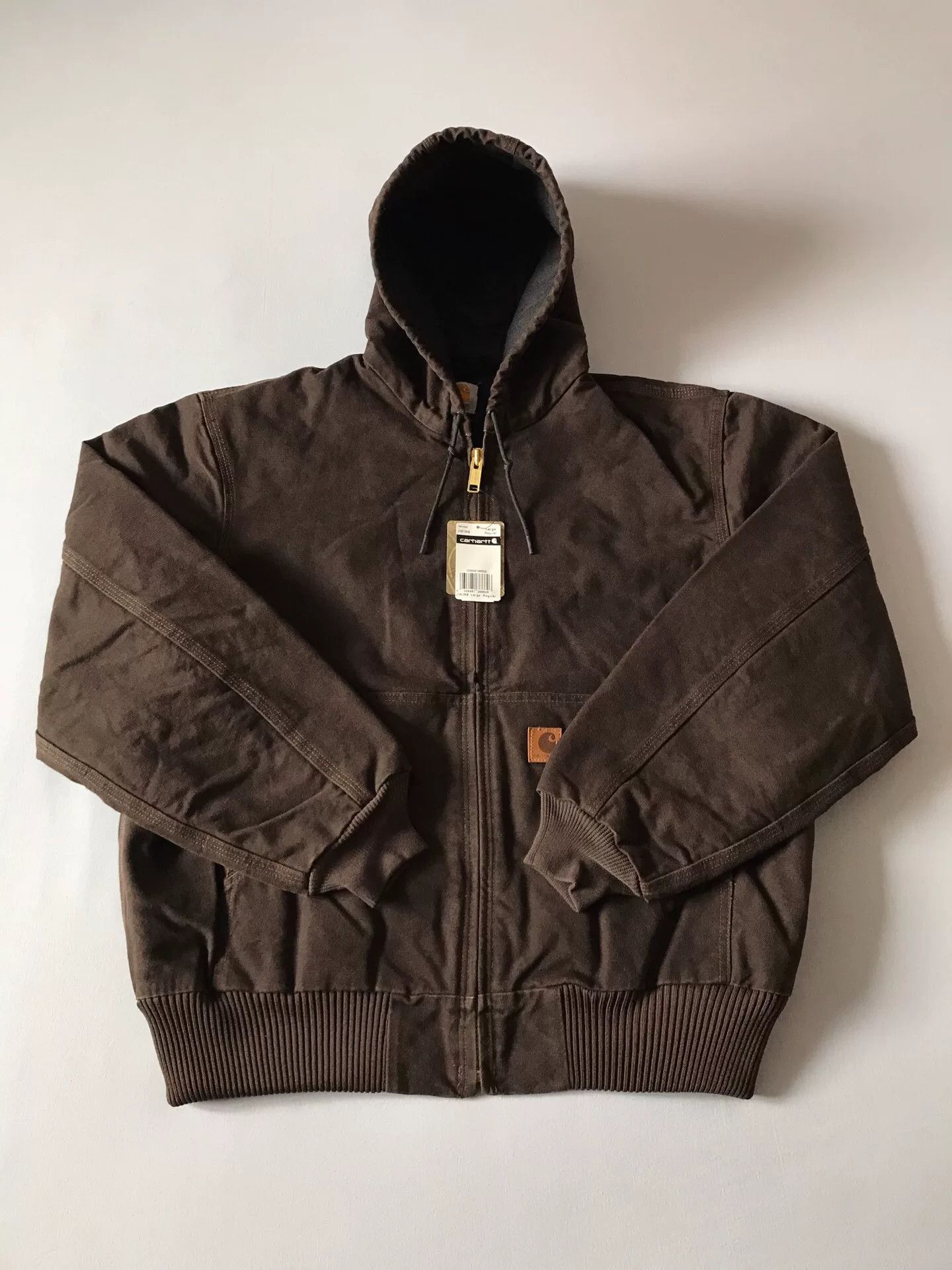 Carhartt Carhartt J130 Hooded Canvas Jacket Size US L / EU 52-54 / 3 - 1 Thumbnail
