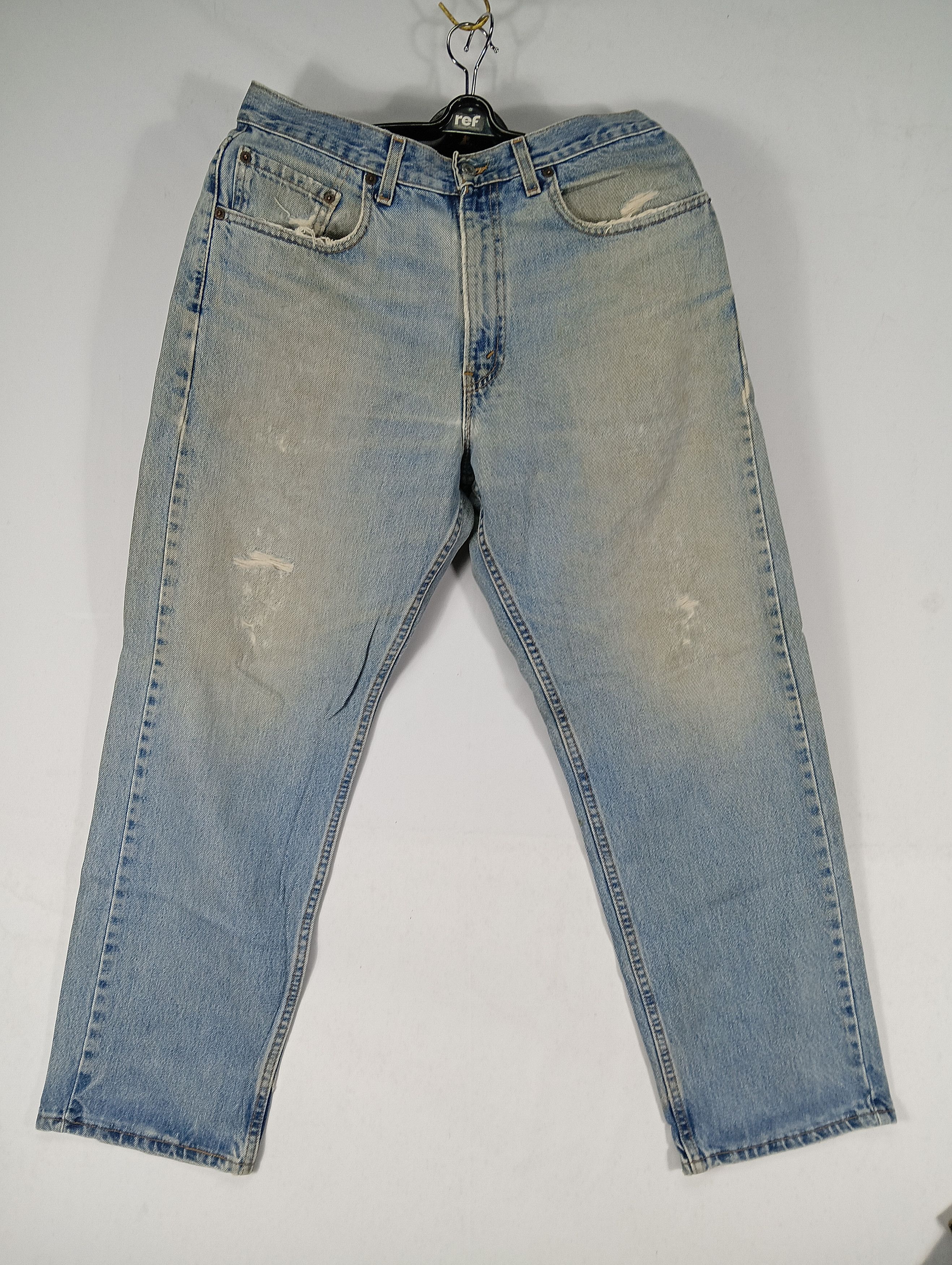 Levi's Vintage Clothing vintage levis 569 made in USA DISTRESSED RARE Size US 34 / EU 50 - 1 Thumbnail
