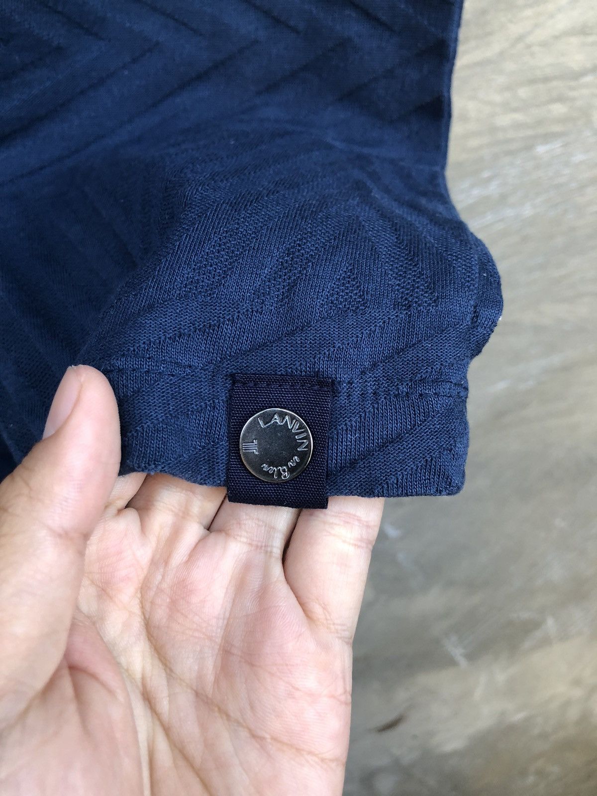 Lanvin Lanvin En Bleu Navy T-shirt Size US S / EU 44-46 / 1 - 11 Thumbnail