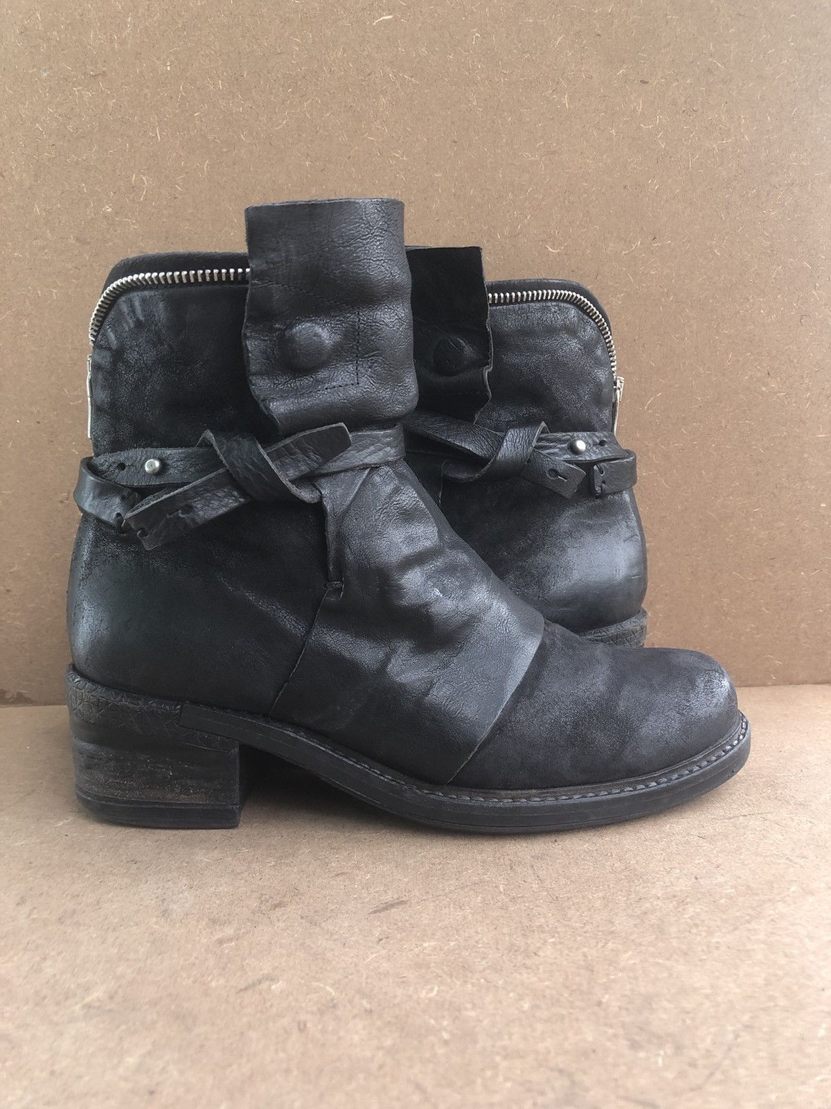 A.S.98 A.S 98 Black Leather Women’s Boots Size 40 Size US 9 / IT 39 - 7 Thumbnail