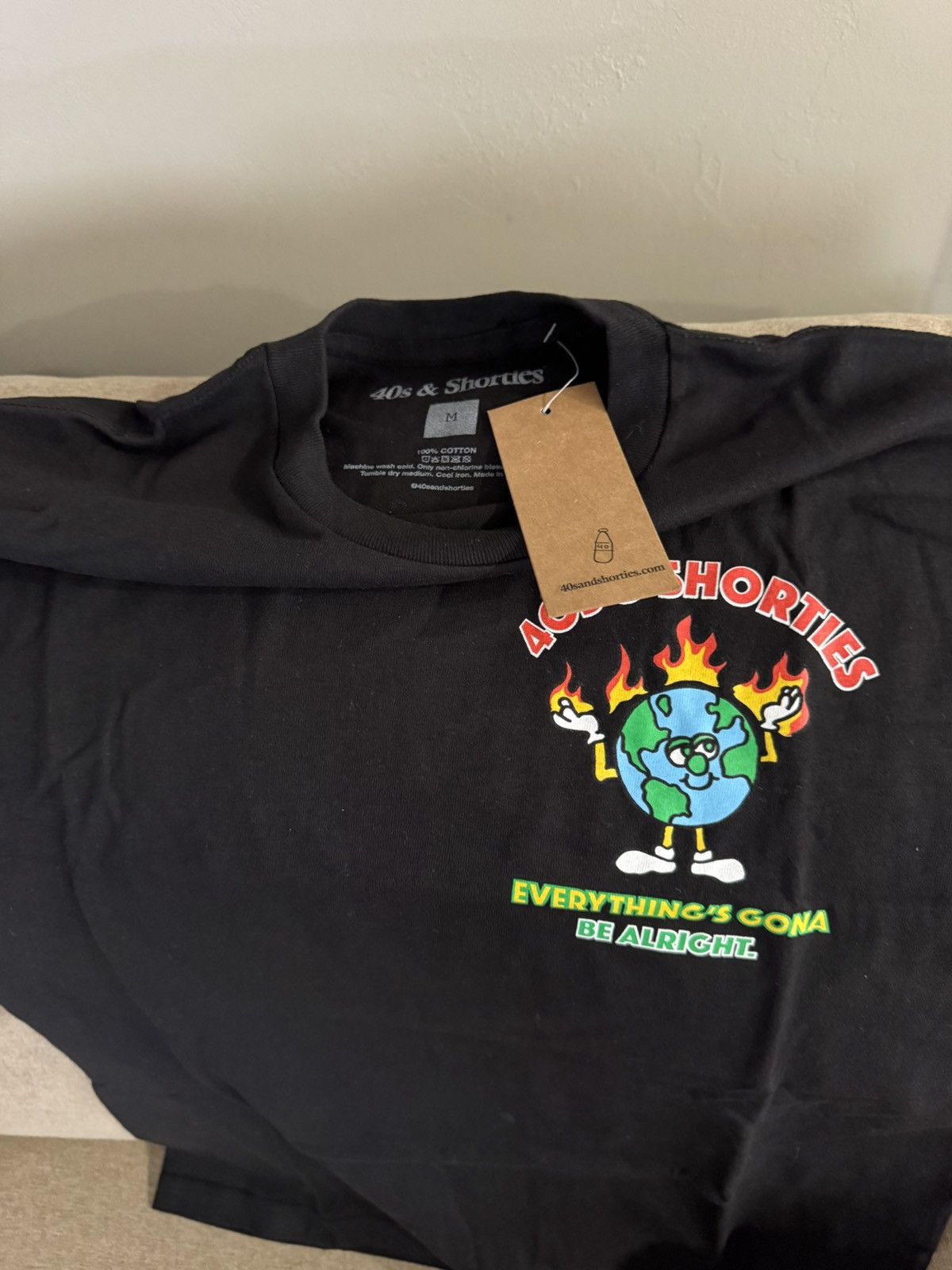 40's & Shorties 40’s & Shorties World Burning tee NWT men’s sz Medium Size US M / EU 48-50 / 2 - 4 Thumbnail
