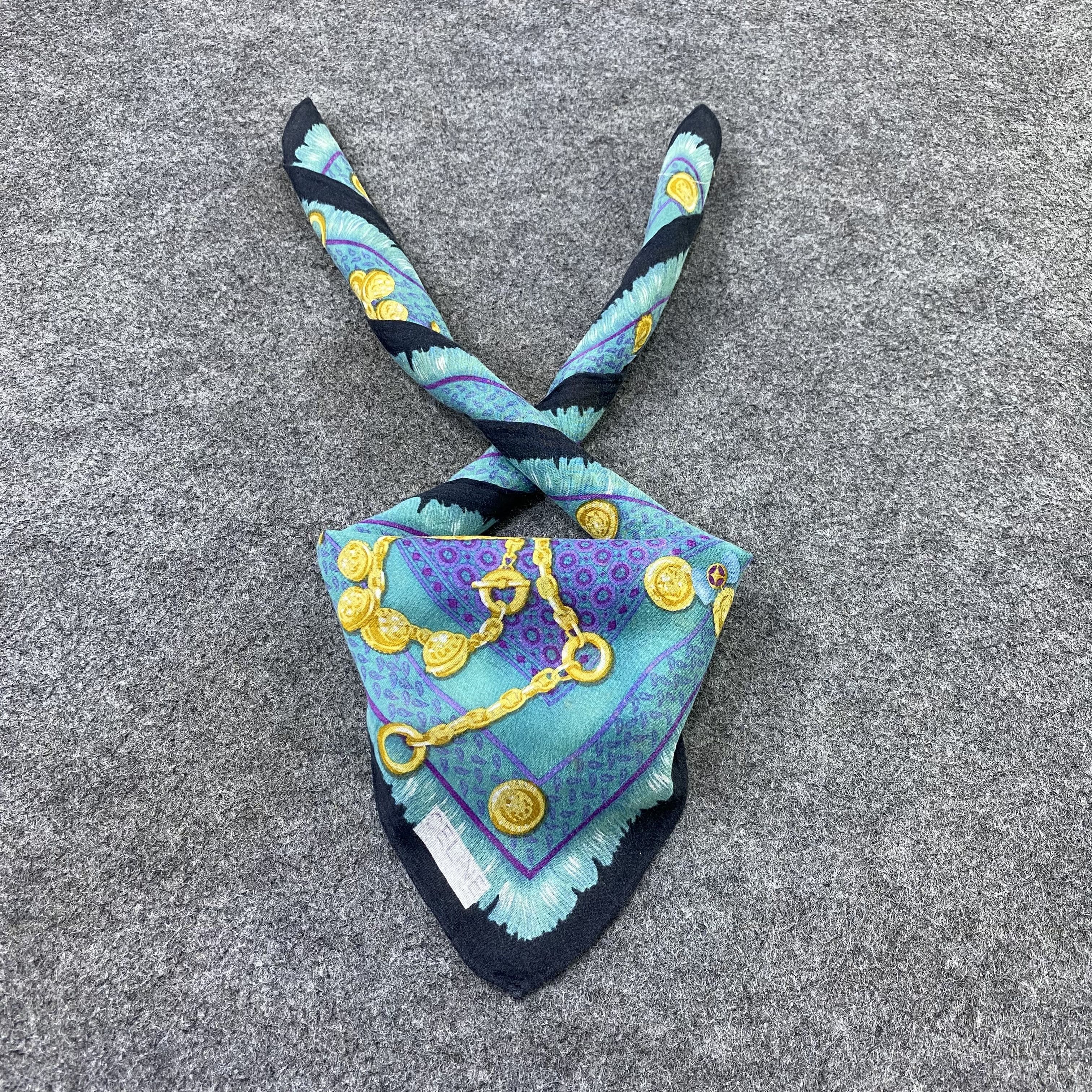 Celine Celine Handkerchief Neckerchief Bandana-B1835 Size ONE SIZE - 2 Thumbnail