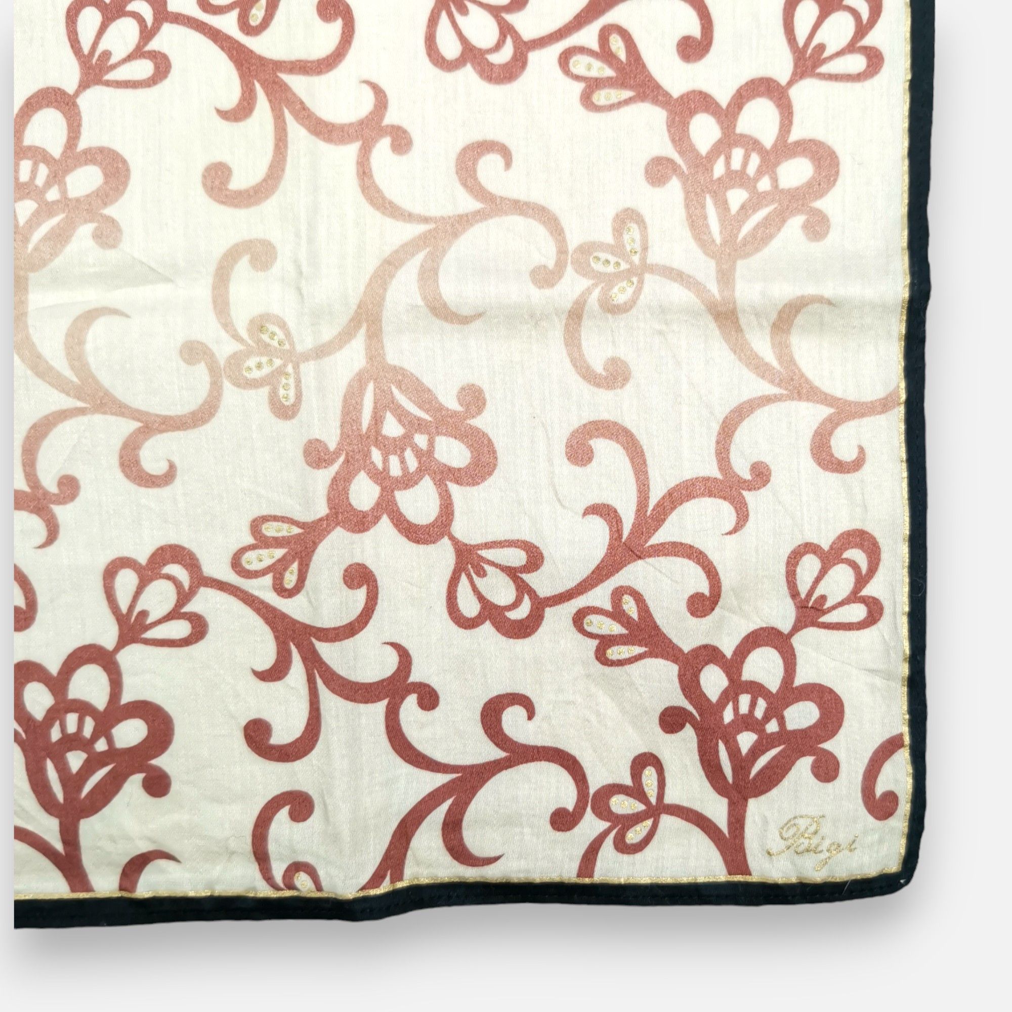 BIGI × Vintage Vintage Bigi Handkerchief Pocket Square Bandana Size ONE SIZE - 3 Thumbnail