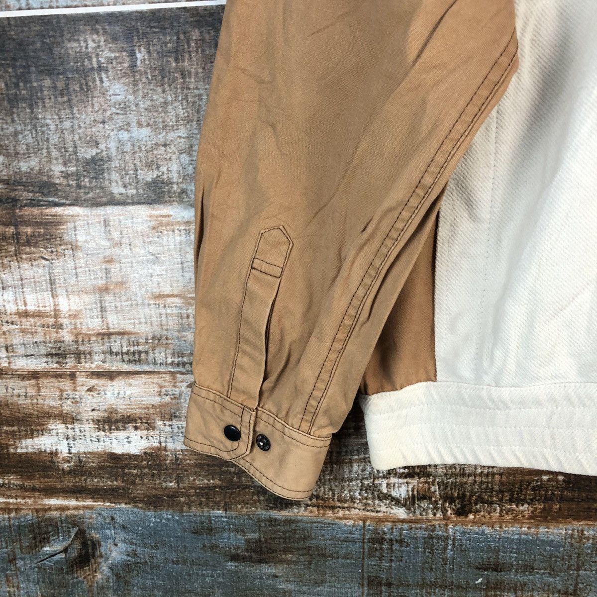 DC DC Brown vintage Bombers Jacket #A2200 Size US M / EU 48-50 / 2 - 15 Thumbnail