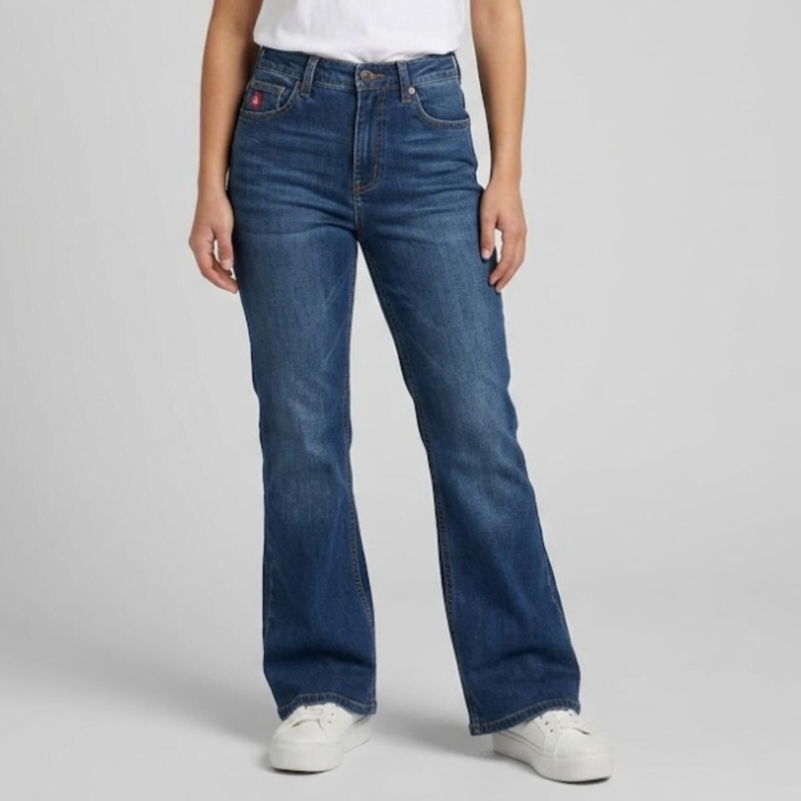 Steve Madden Mudd Vintage Blue Solid Jeans Womens XSmall Size 24" / US 00 / IT 34 - 2 Thumbnail
