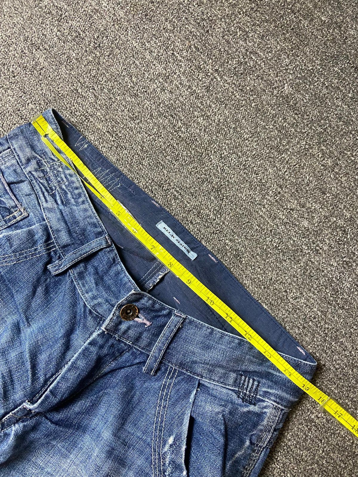 Japanese Brand × Jean × Vintage RELAY STATION Brand Loose Fit Cut Denim Jeans (128) Size US 30 / EU 46 - 6 Thumbnail