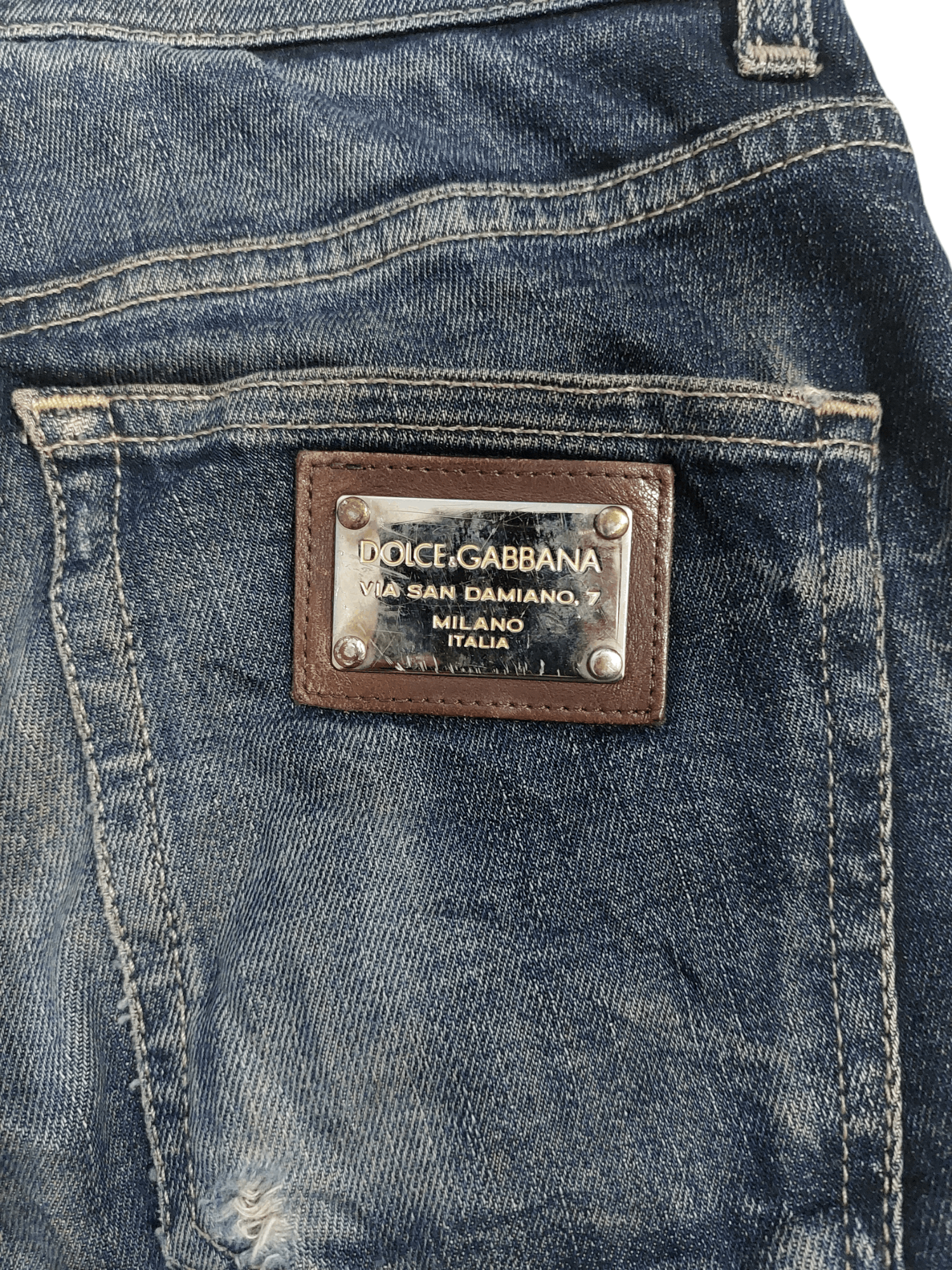 Dolce & Gabbana Dolce & Gabbana D&G Via San Damiano 7 Jeans Size US 32 / EU 48 - 12 Thumbnail