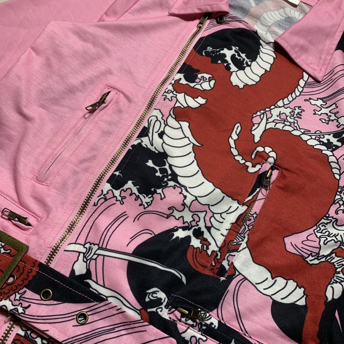 Japanese Brand Acdc Rag Chinese Dragon Biker Punk Style Asymmetrical Jacket Size US M / EU 48-50 / 2 - 14 Thumbnail