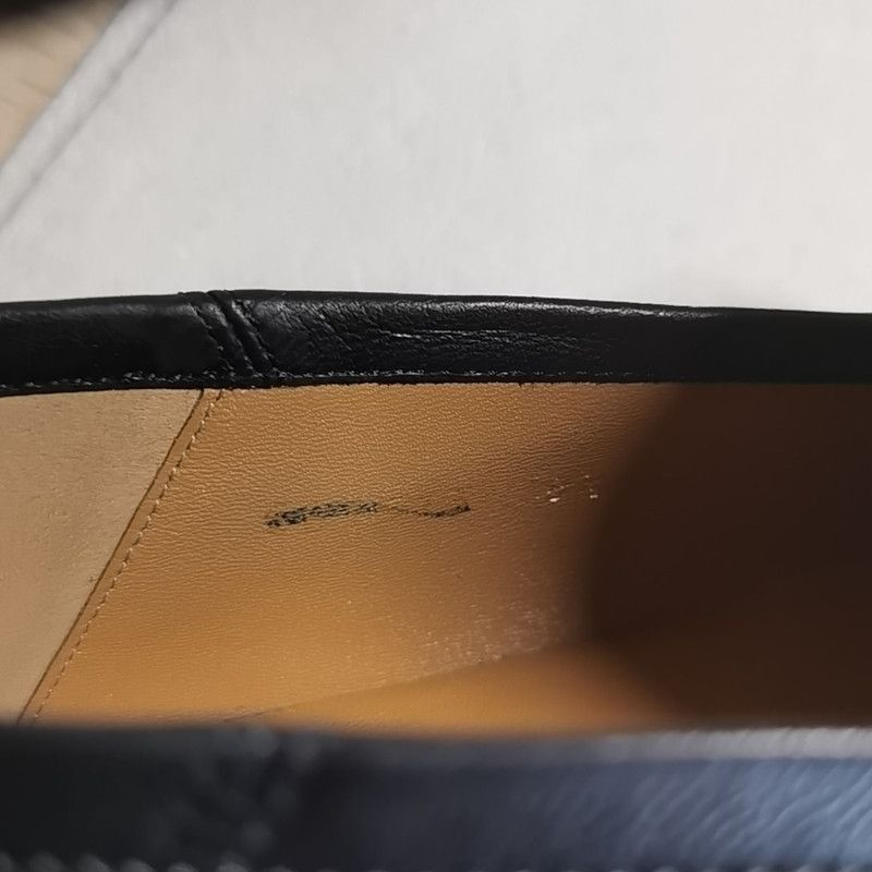 Gucci Gucci Black Leather Horsebit Loafers for Men - Size US 9.5 / EU 42-43 - 8 Thumbnail