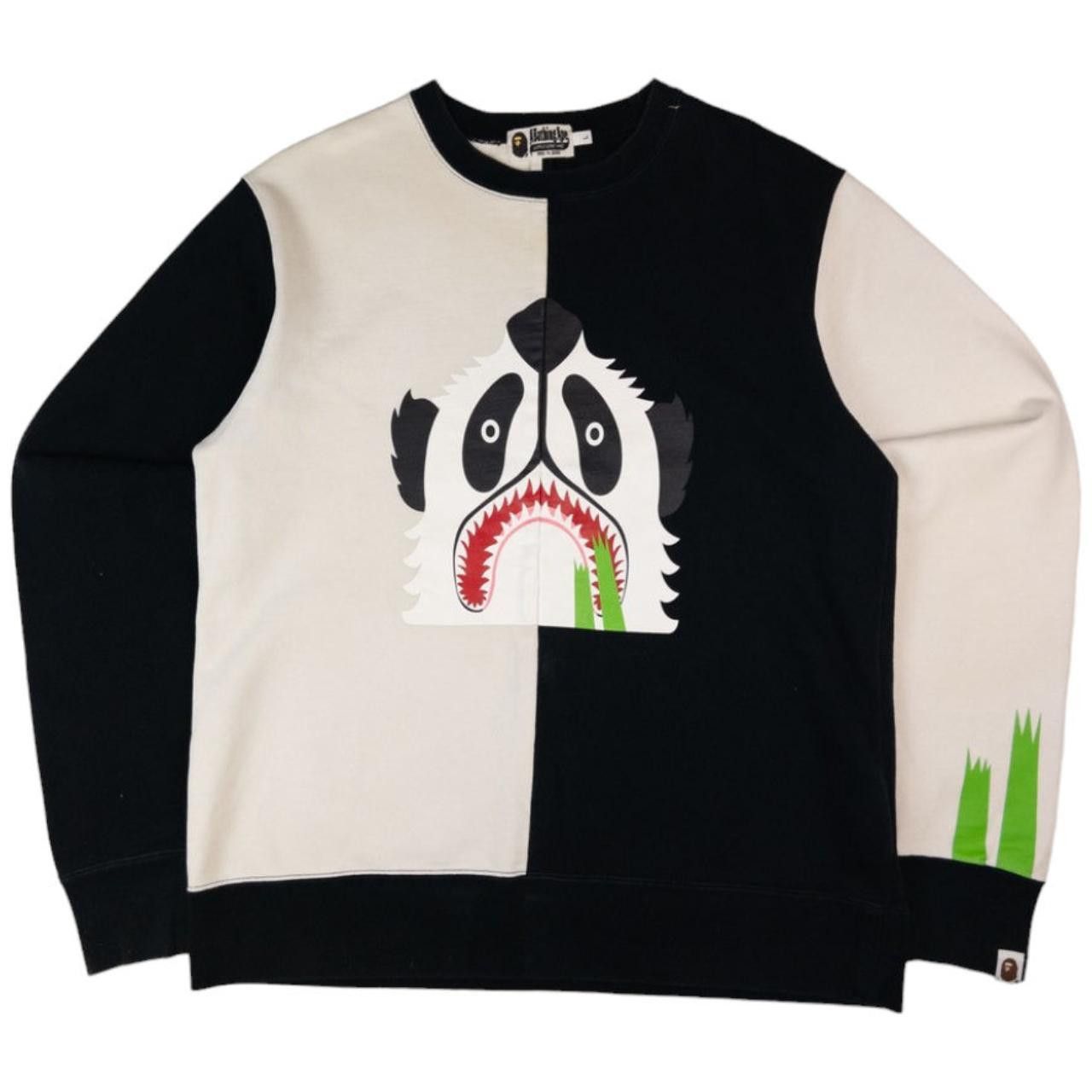 Bape Panda Crewneck Size US L / EU 52-54 / 3 - 1 Thumbnail