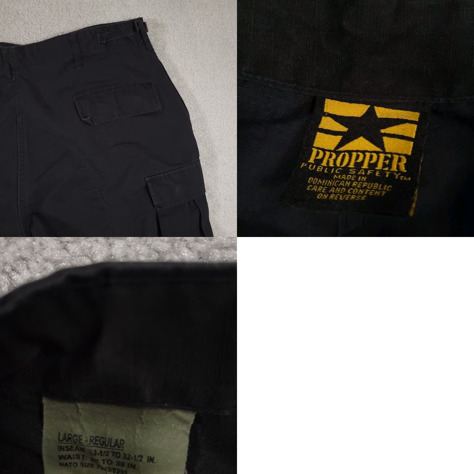 Propper PROPPER Tactical Cargo Pants Mens Large Regular Ripstop Work Public Safety Adjust Pants Size US 33 - 10 Thumbnail