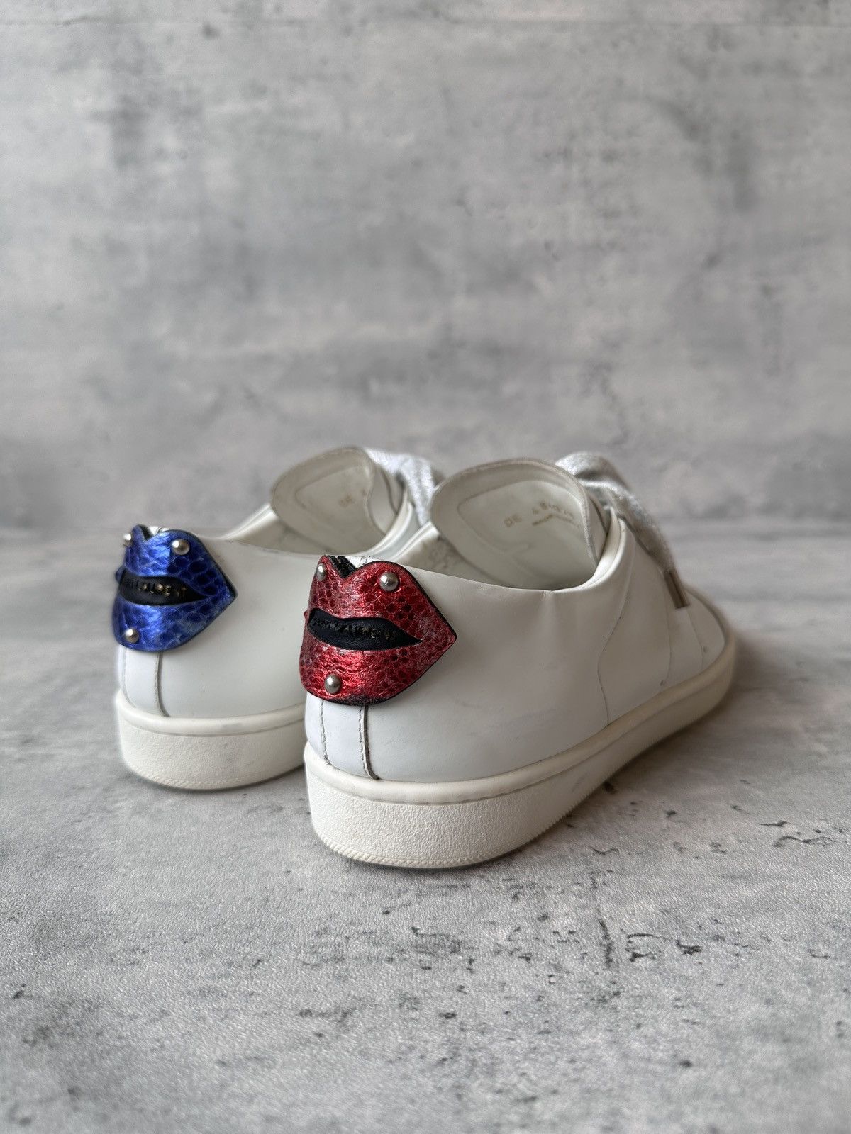 Saint Laurent Paris HEDI SLIMANE | SL/01 “LIPS” COURT CLASSIC SIGNATURE LOW TOP Size US 5.5 / EU 38 - 1 Thumbnail