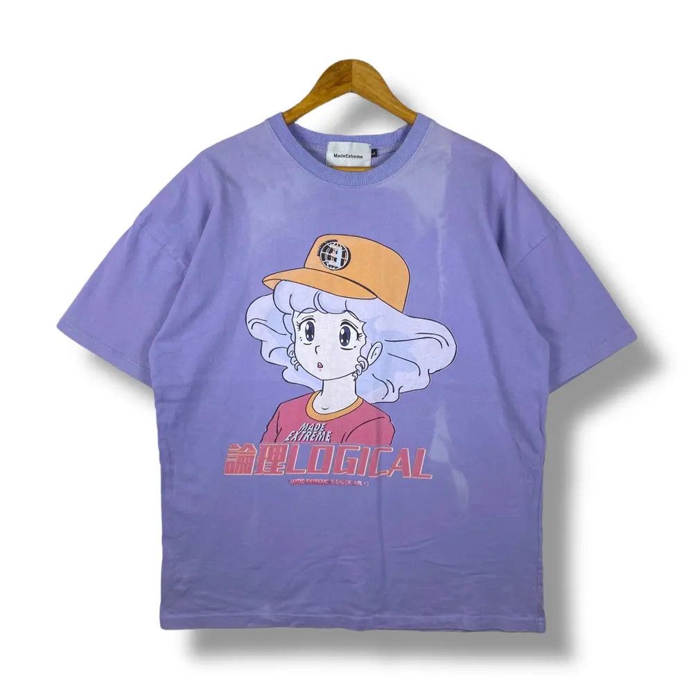 Anime MADE EXTREME x BALCK AIR Logical Anime Graphic Faded Tee Size US M / EU 48-50 / 2 - 1 Thumbnail