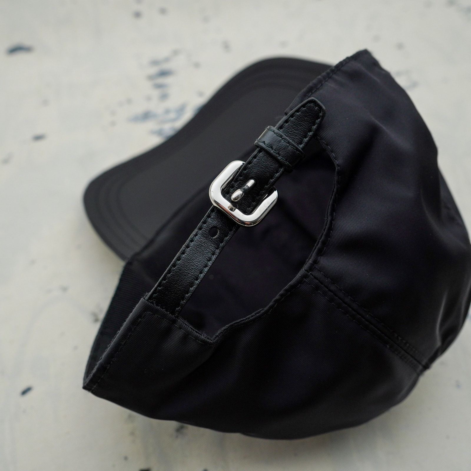 Prada Vintage prada milano black tab logo nylon baseball cap hat Size ONE SIZE - 7 Thumbnail