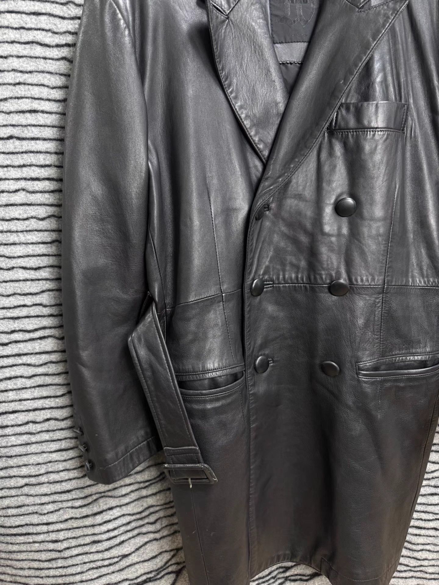 Yohji Yamamoto Yohji Yamamoto Big Shoulder Padded Sheepskin Coat K20 Size US XL / EU 56 / 4 - 2 Thumbnail